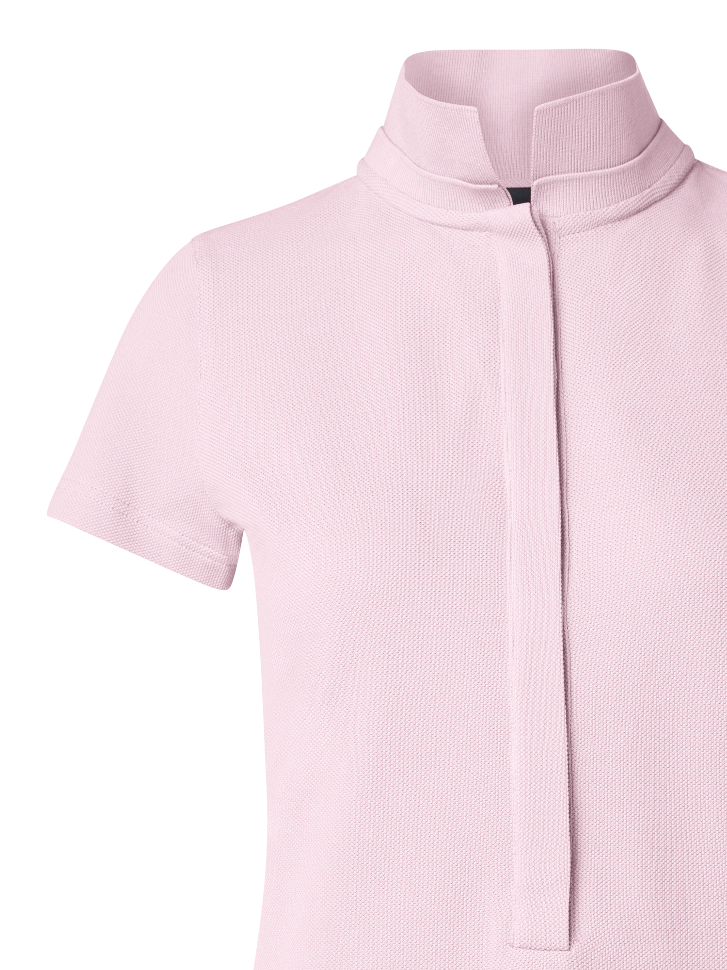 Designer Baumwoll-Poloshirt - Rosa