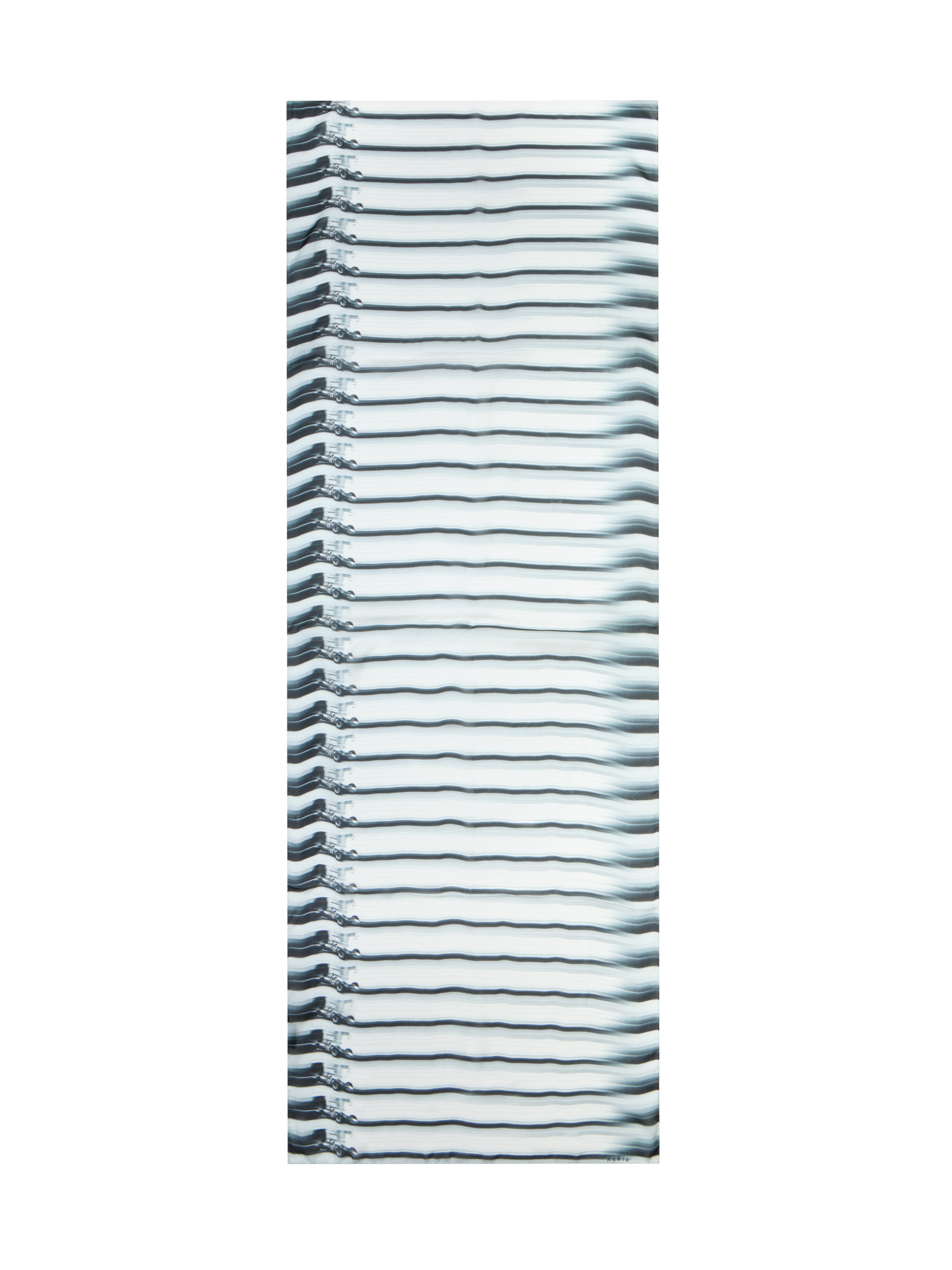 Designer Schal mit Car Stripes Druck
