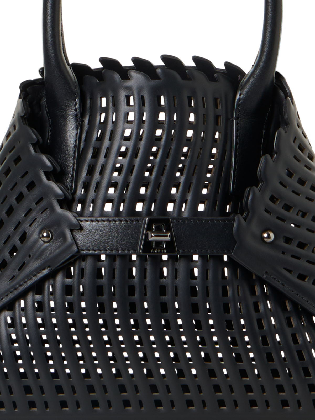 Designer Ai Little Top Handle Tote Bag - Schwarz