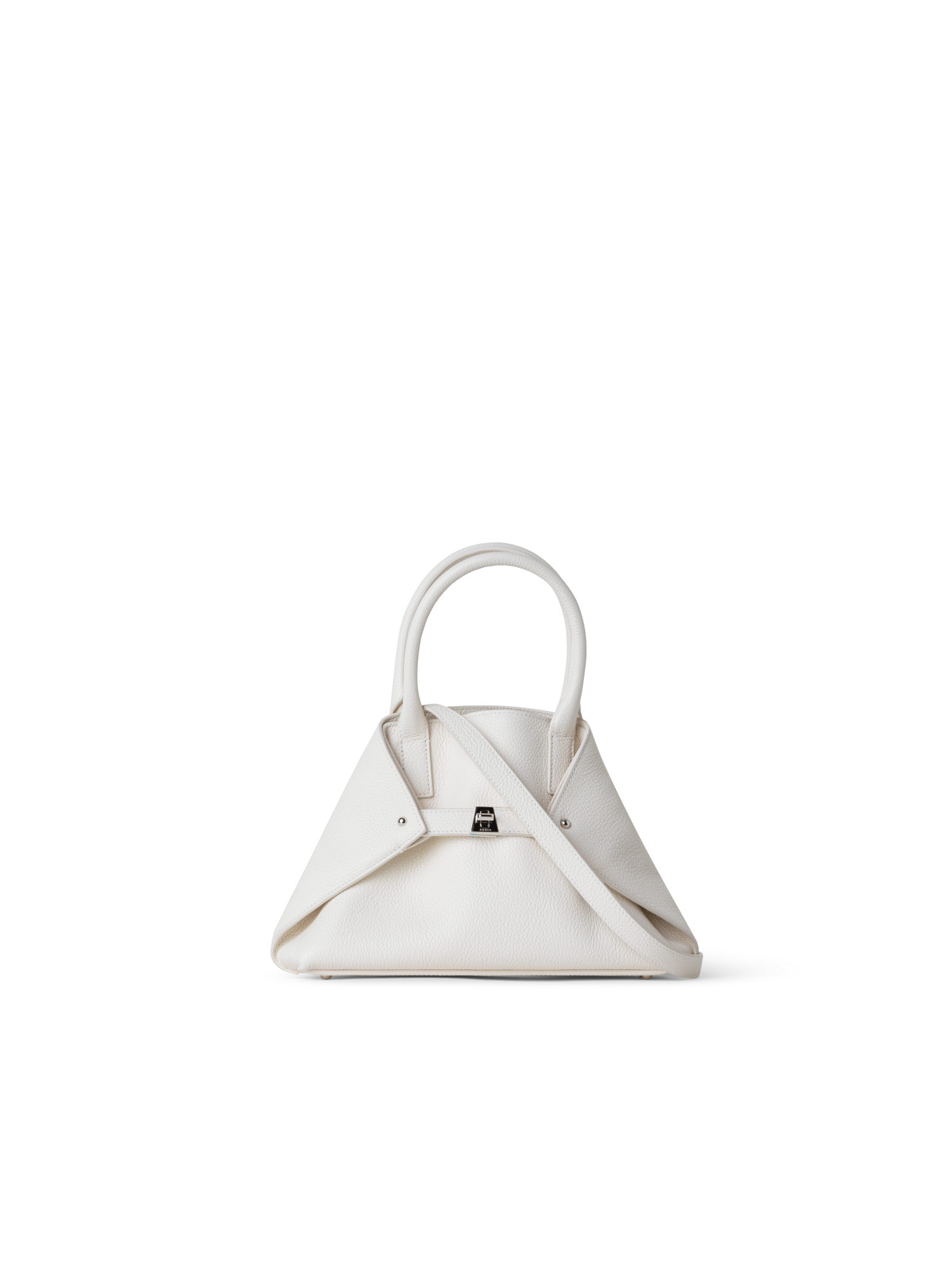Designer Ai Little Top Handle Tote - Weiss