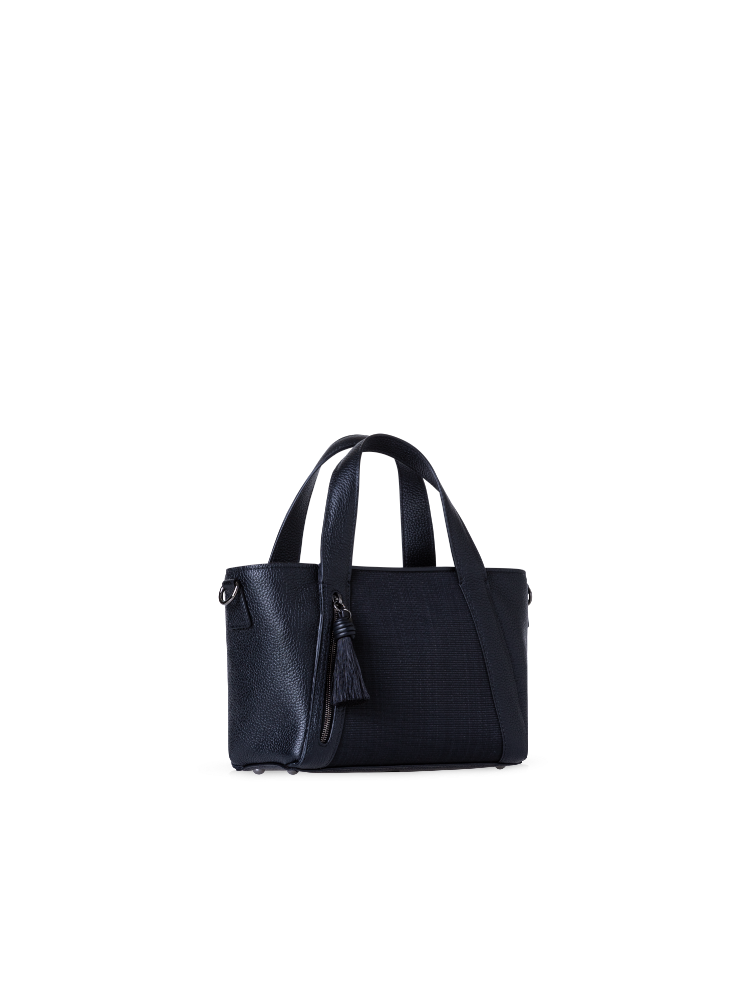 Designer Alexa Little Zip Top Handle Tote - Schwarz