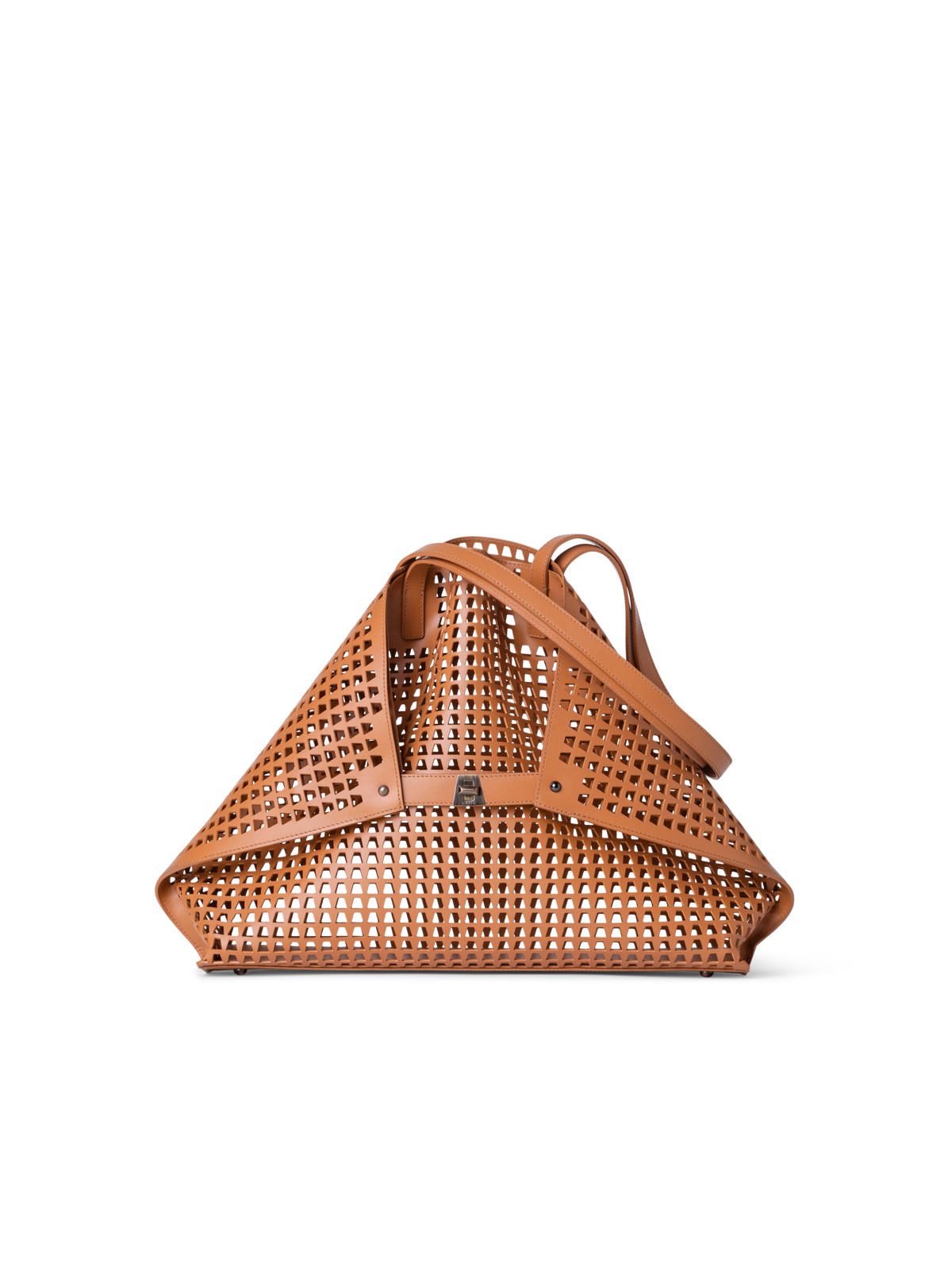 Designer Ai Medium Shoulder Tote - Braun