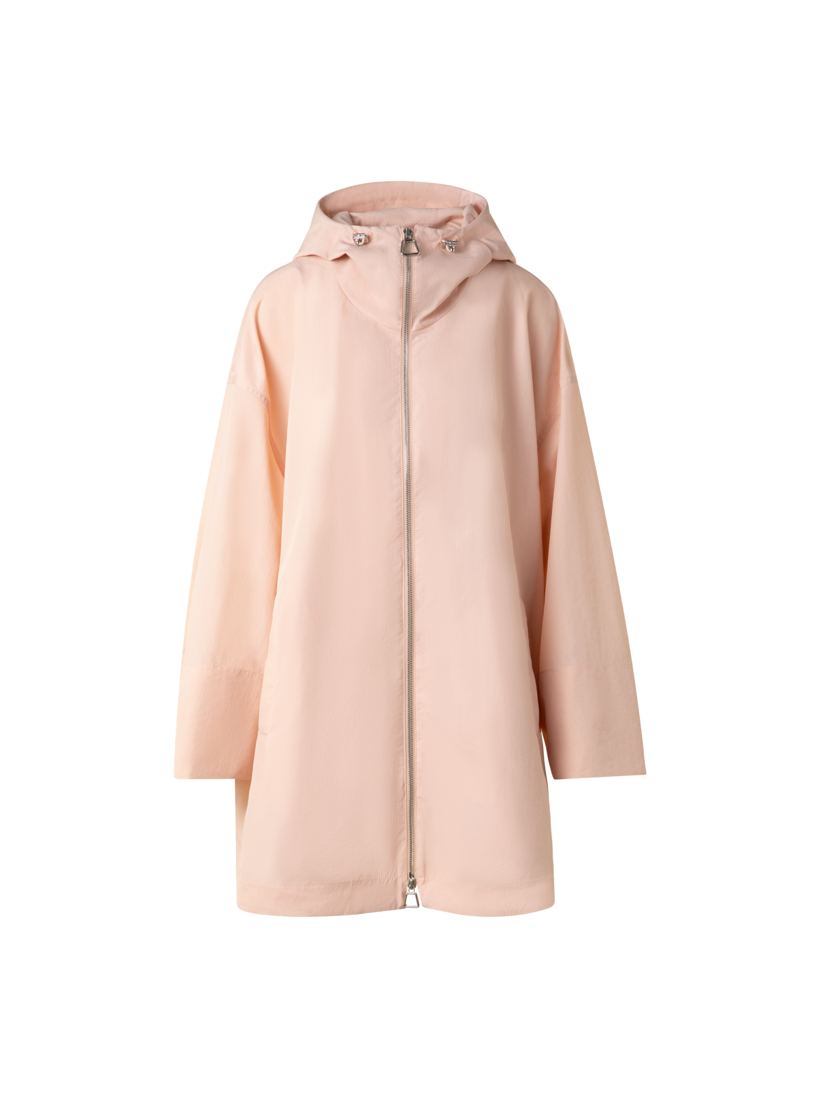 Designer Leichter Oversize-Parka mit Kapuze - Rosa