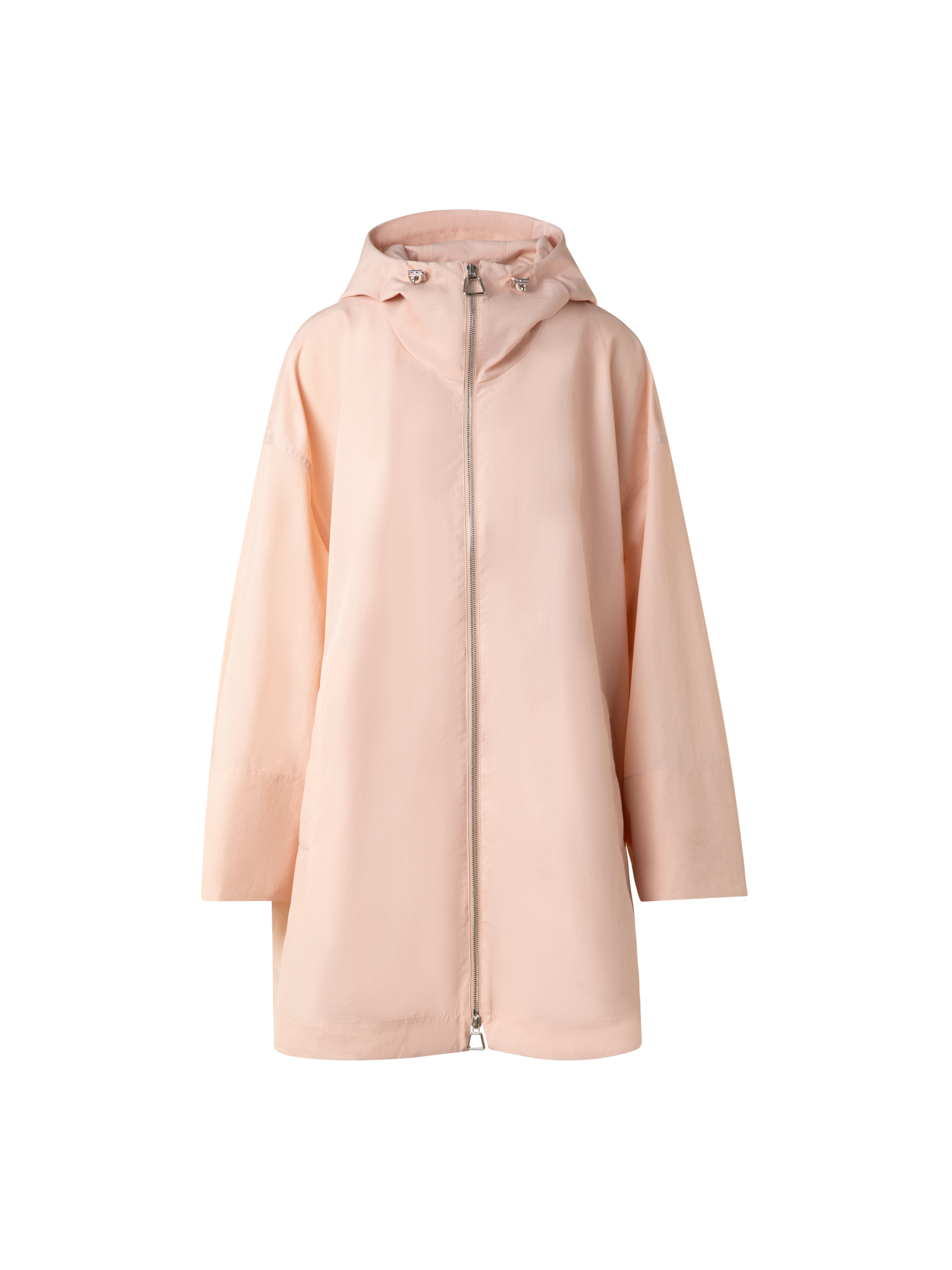 Designer Leichter Oversize-Parka mit Kapuze - Rosa