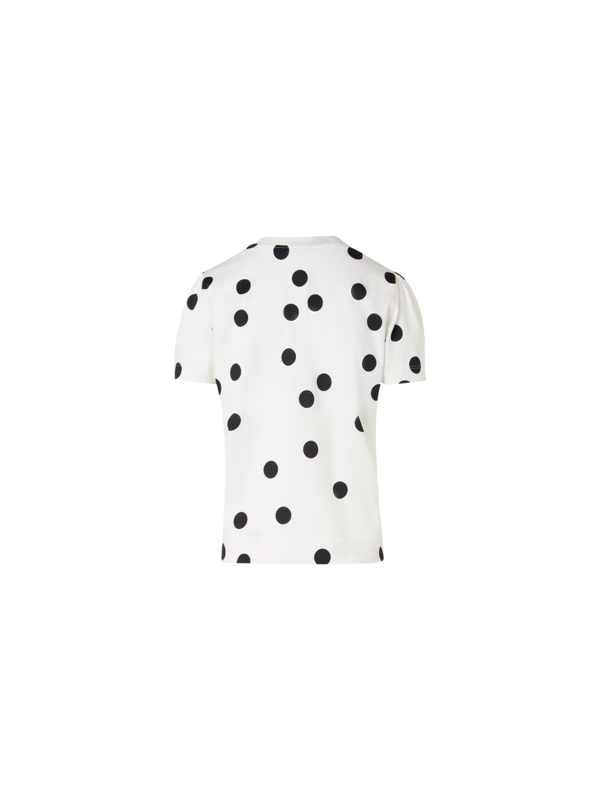 Designer T-Shirt aus Baumwolljersey - Weiss