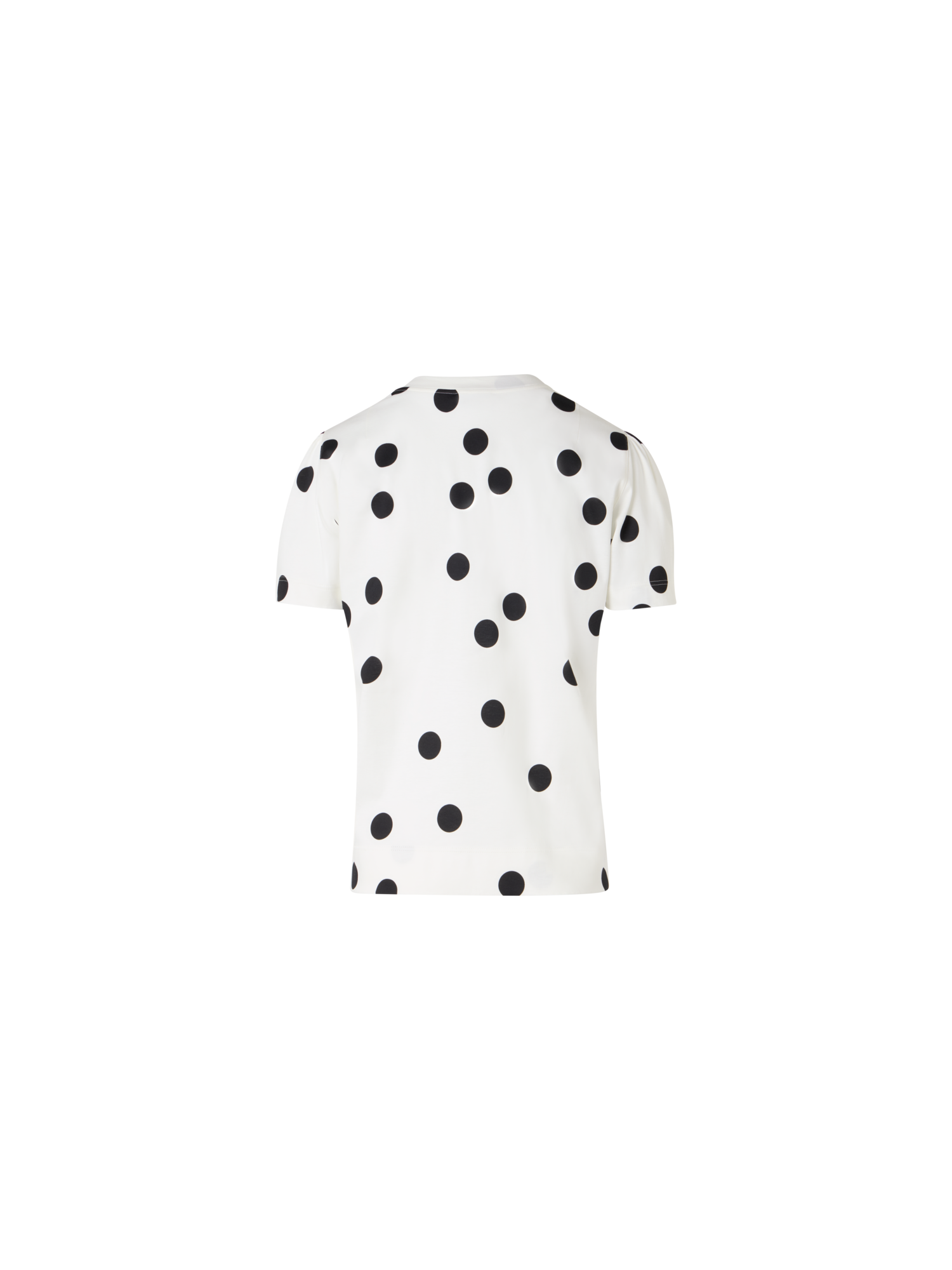 Designer T-Shirt aus Baumwolljersey - Weiss
