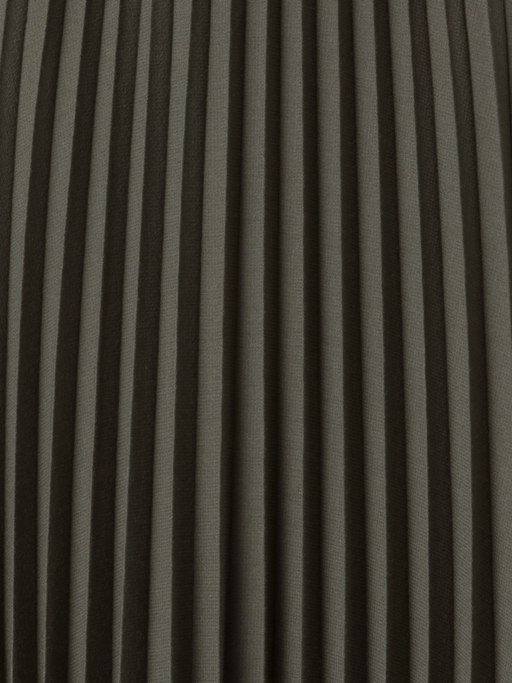 Designer Midi-Plisseerock aus Wollmischung - Grün