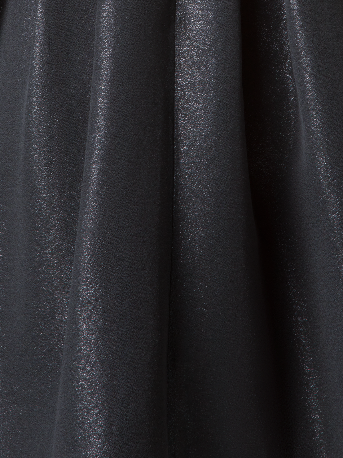 Designer Schimmerndes Fit and Flare Cocktailkleid - Schwarz