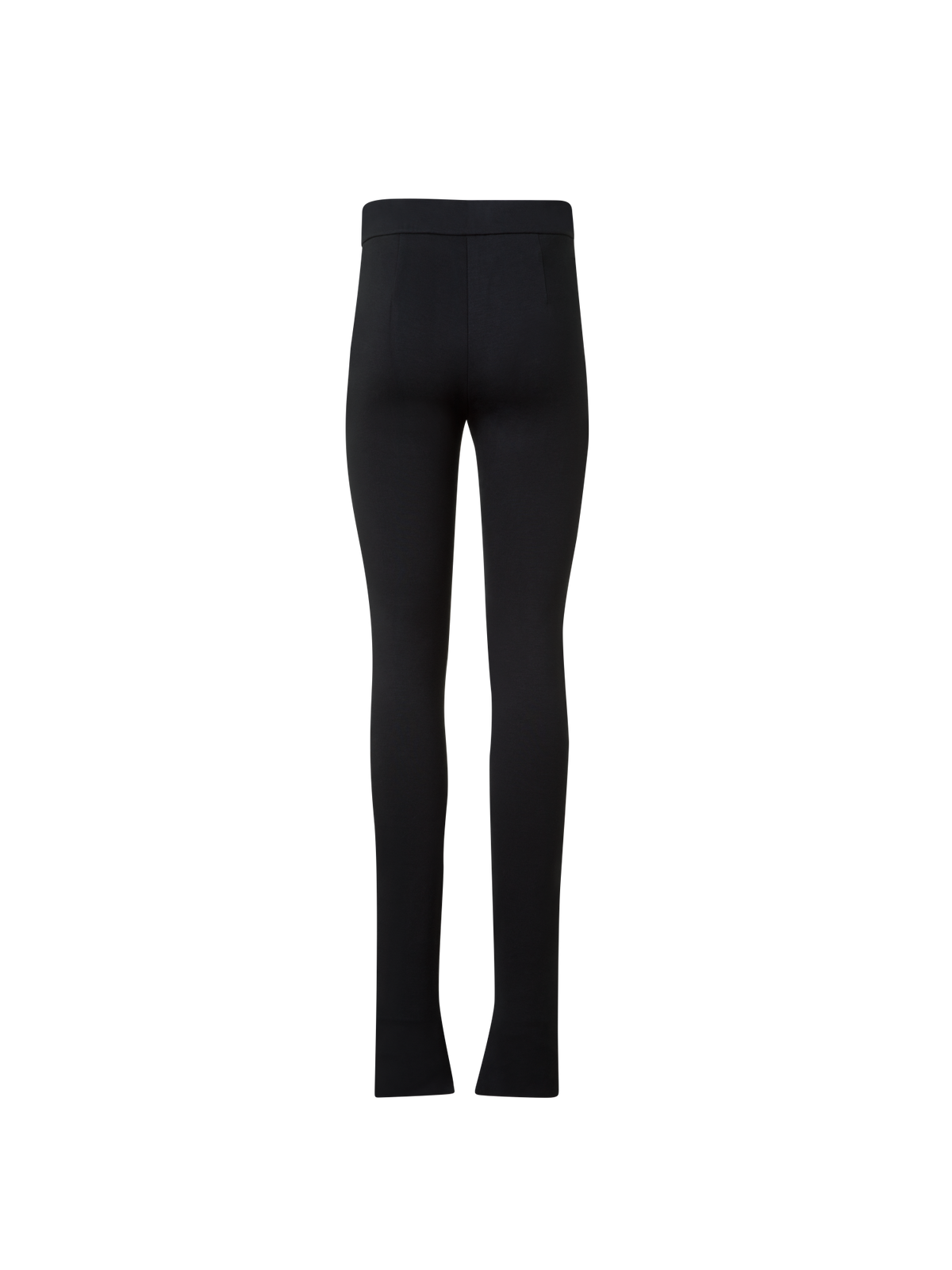 Designer Skinny Leggings aus Stretch-Jersey - Schwarz