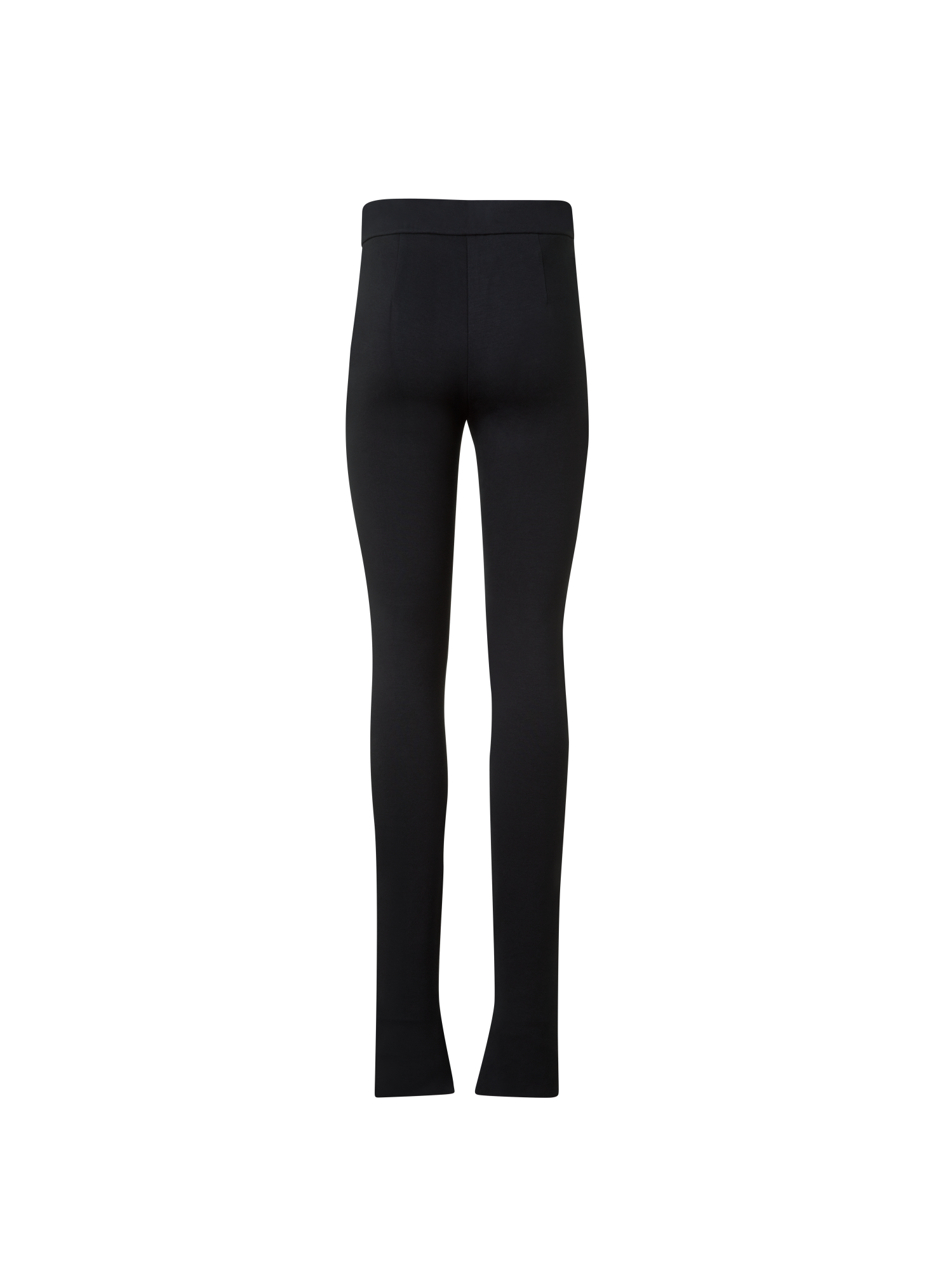 Designer Skinny Leggings aus Stretch-Jersey - Schwarz