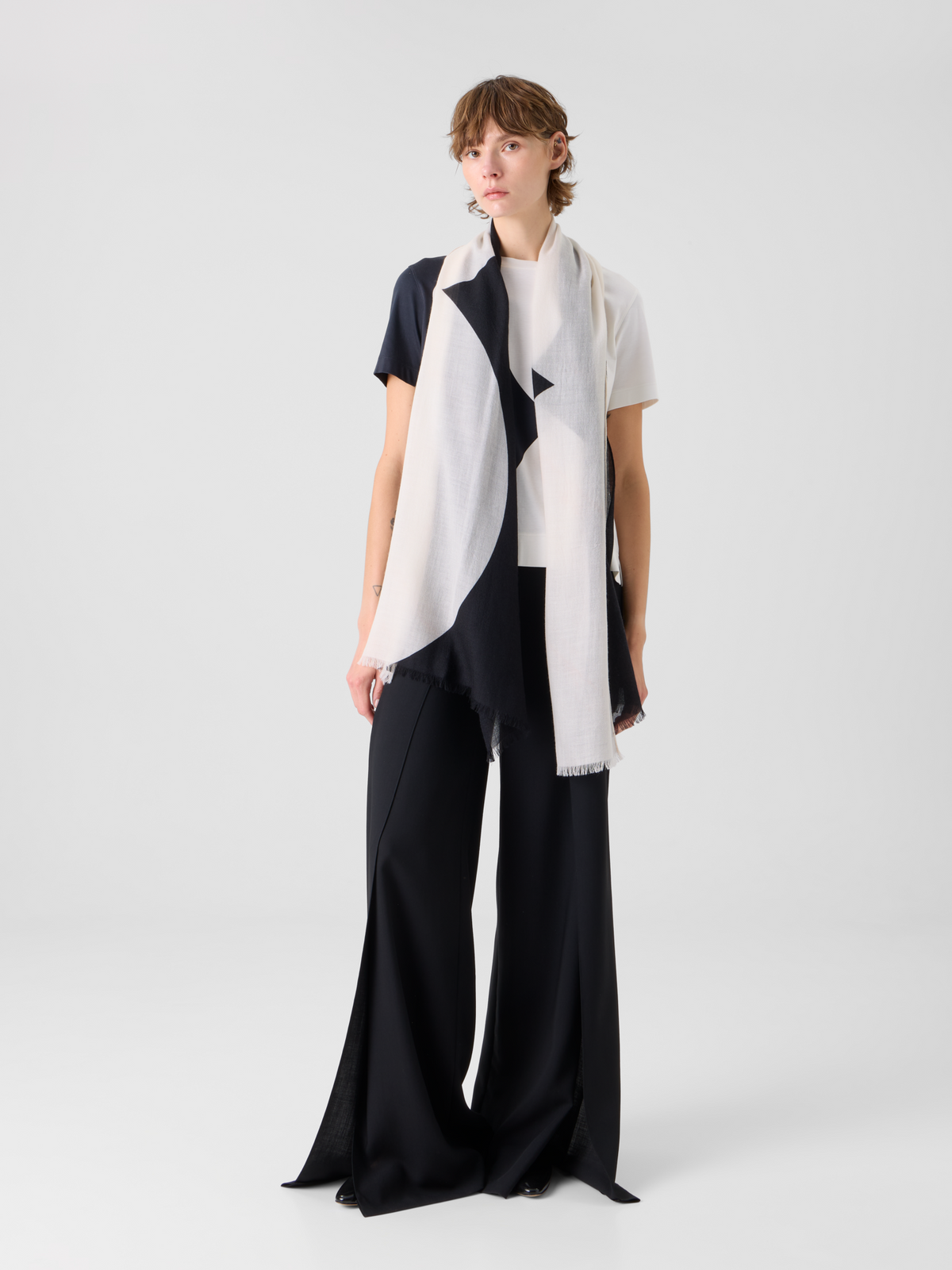 Designer Kaschmirschal mit Cloud-Druck - Bunt #editorial