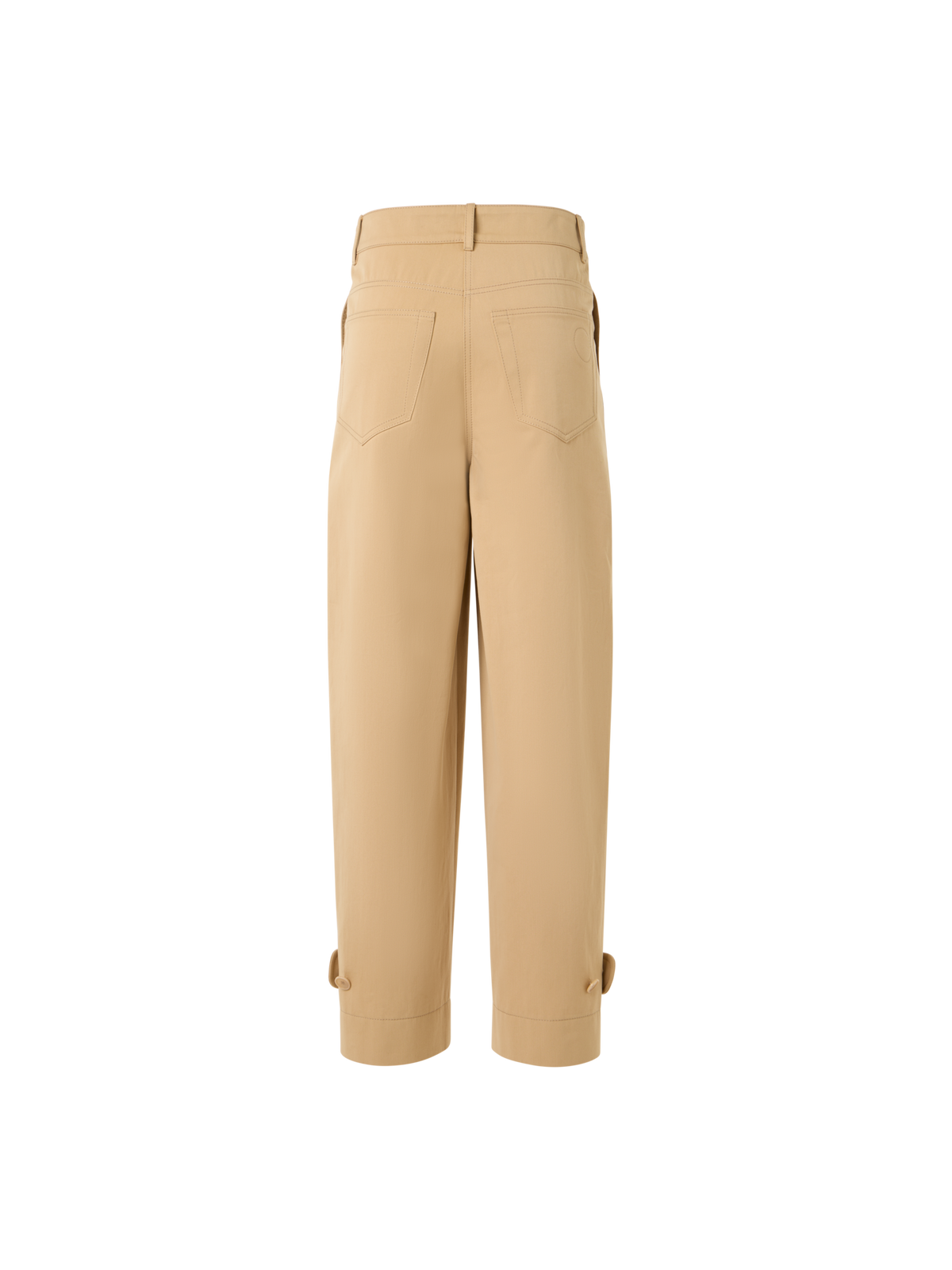 Designer Fraser Hose aus Baumwollgabardine - Beige