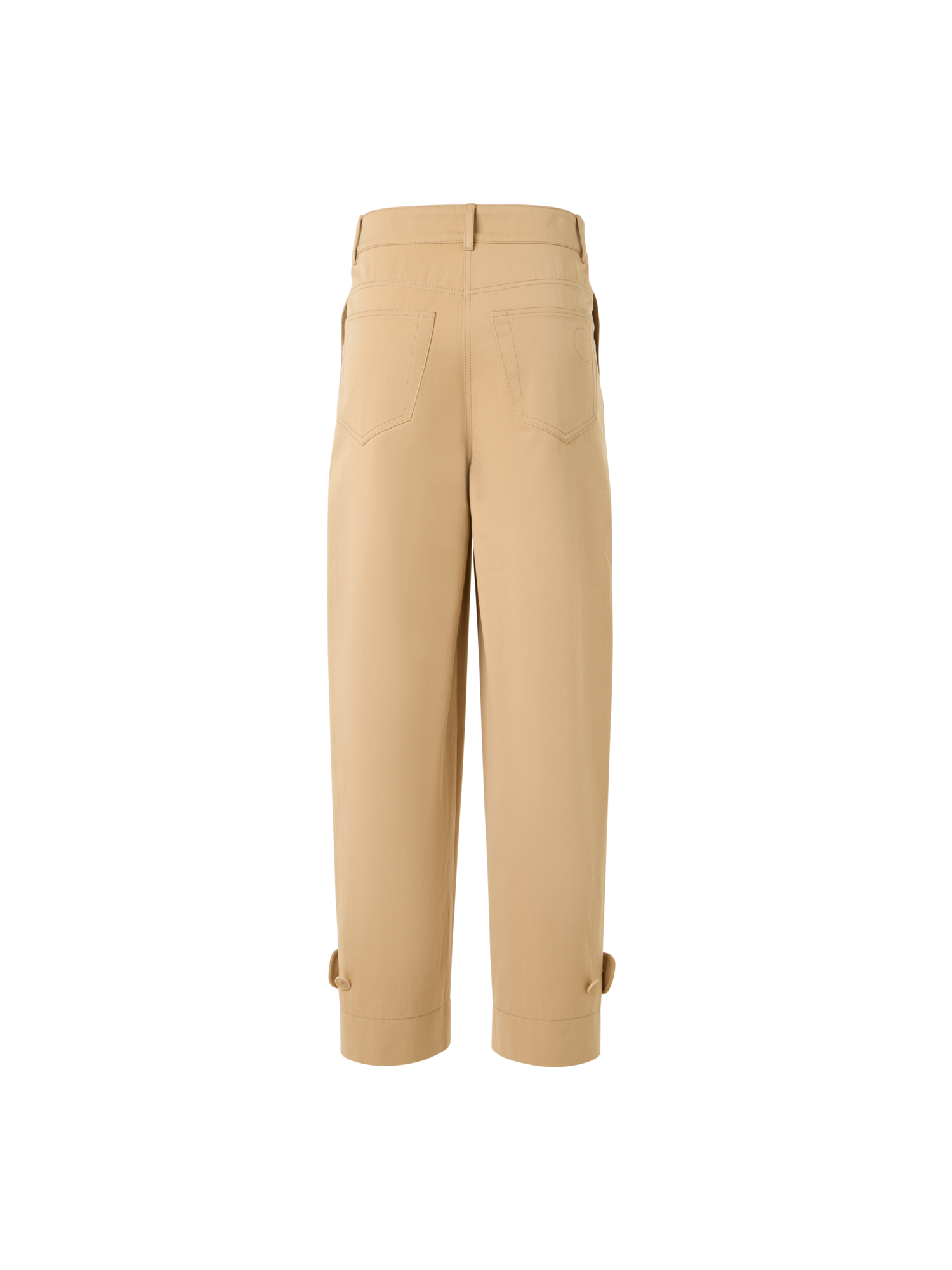 Designer Fraser Hose aus Baumwollgabardine - Beige