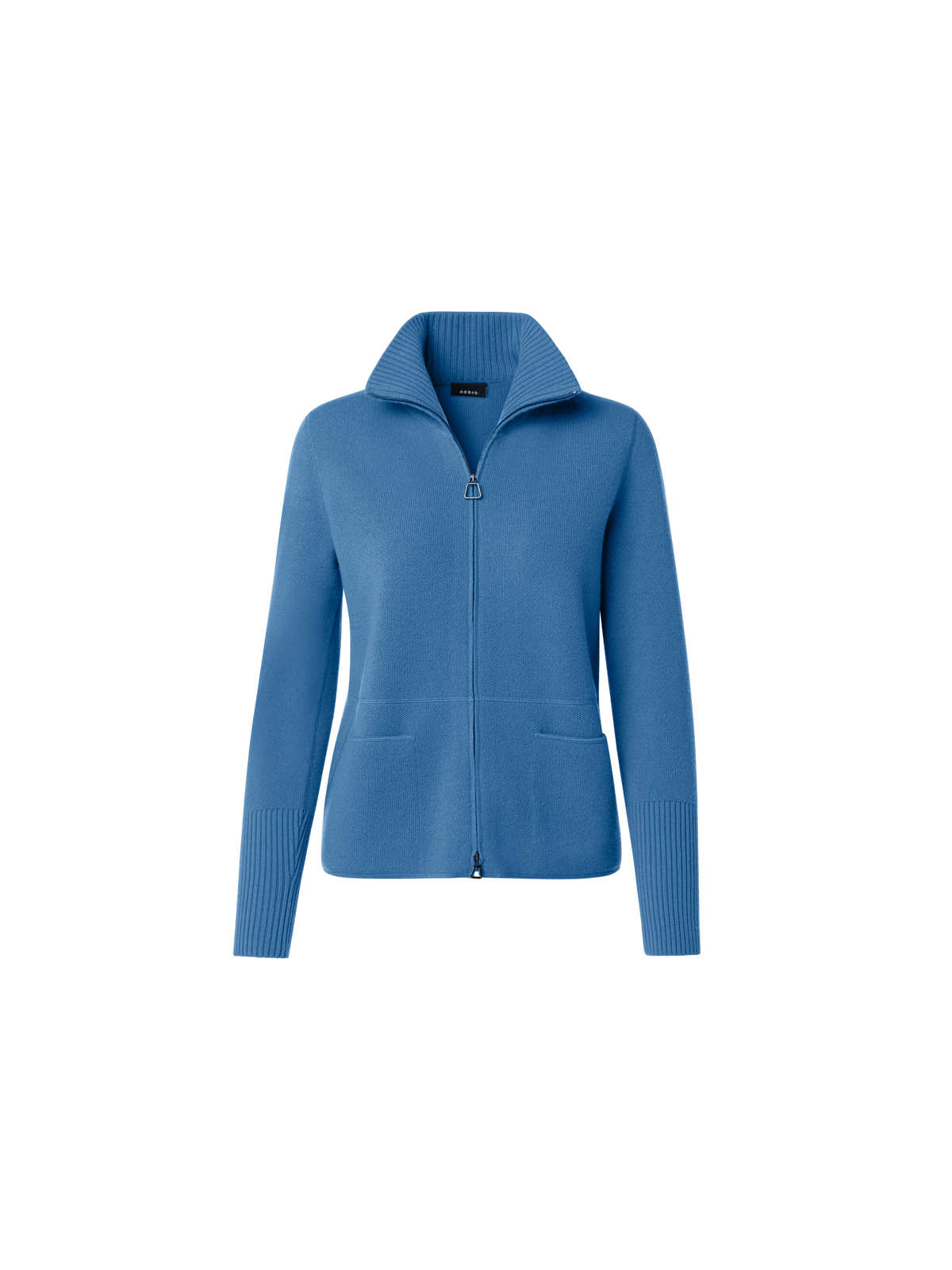 Designer Cardigan aus reinem Kaschmir - Blau