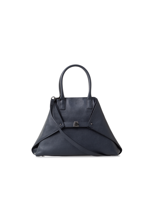 Designer Ai Small Top Handle Tote - Dunkelblau - Blau