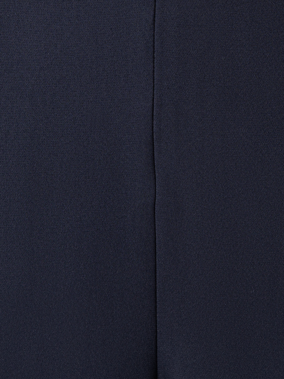 Designer Tapered Hose aus Crêpe - Dunkelblau - Blau