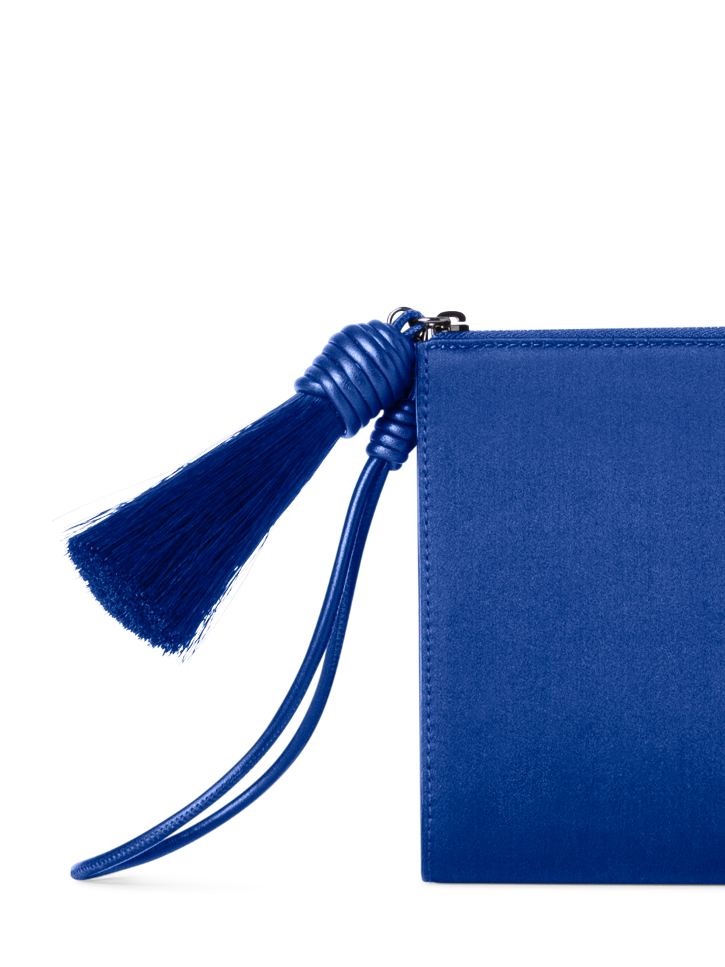 Designer Alexa Tassle Pouch - Blau
