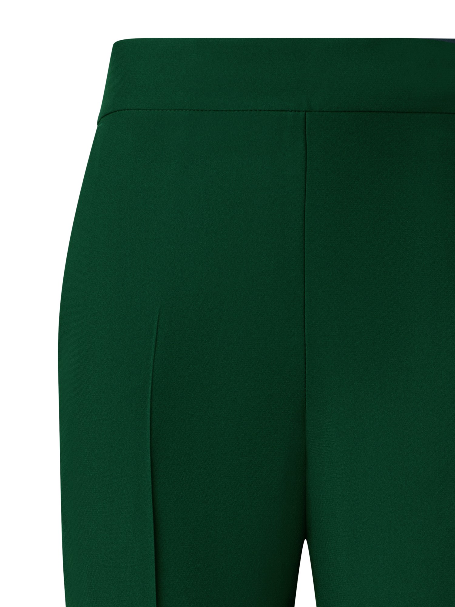 Designer Tapered Hose aus Crêpe - Grün