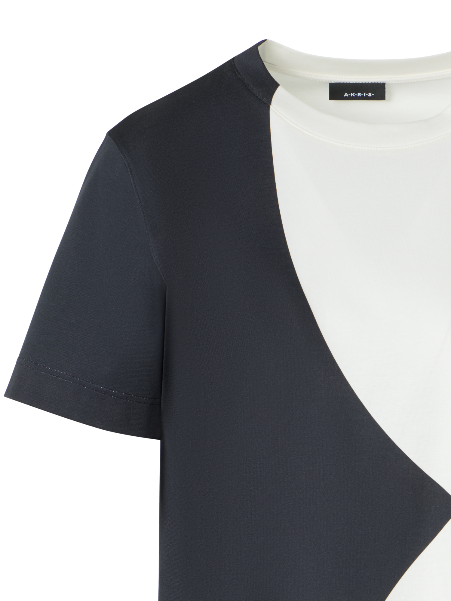 Designer Lässiges Baumwoll-T-Shirt mit Cloud-Druck - Bunt
