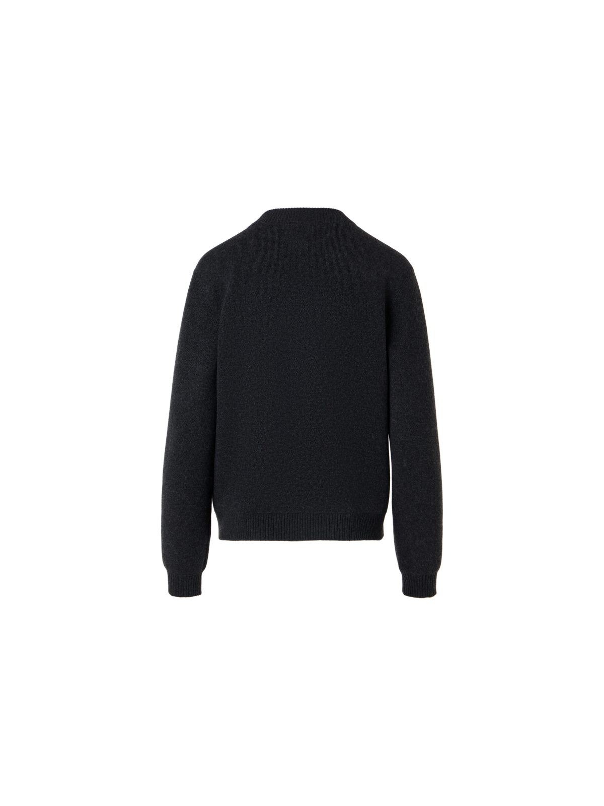 Designer Kastiger Cardigan aus Kaschmir-Piqué - Grau