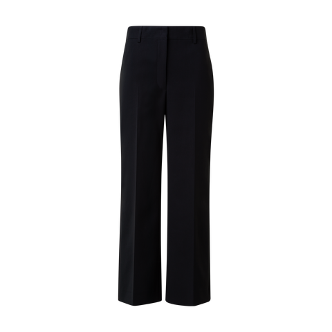 Cropped Weite Hose aus Baumwolle