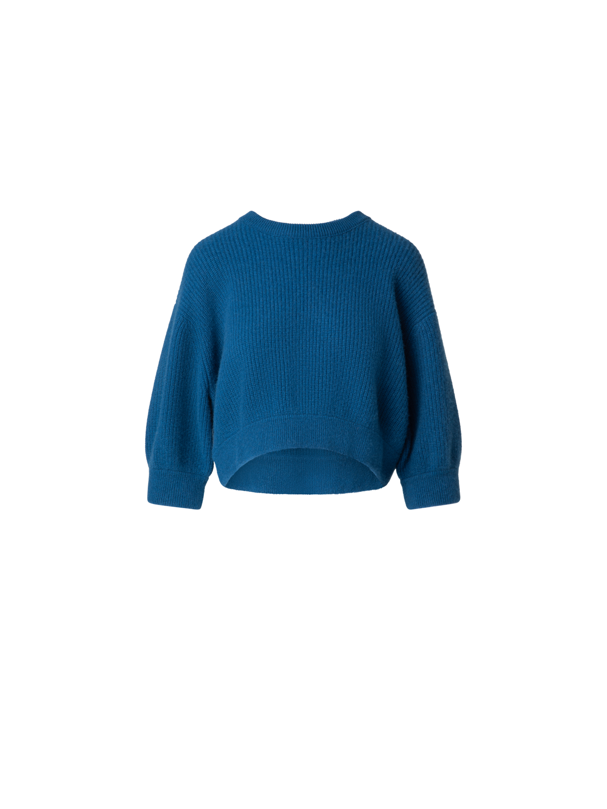 Designer Boxy Kaschmir-Strickpullover - Blau