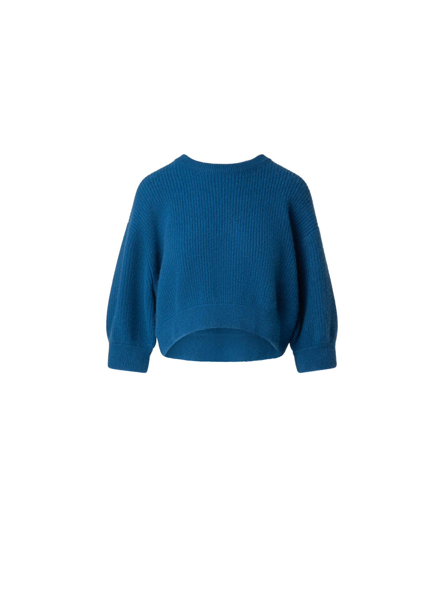Designer Boxy Kaschmir-Strickpullover - Blau