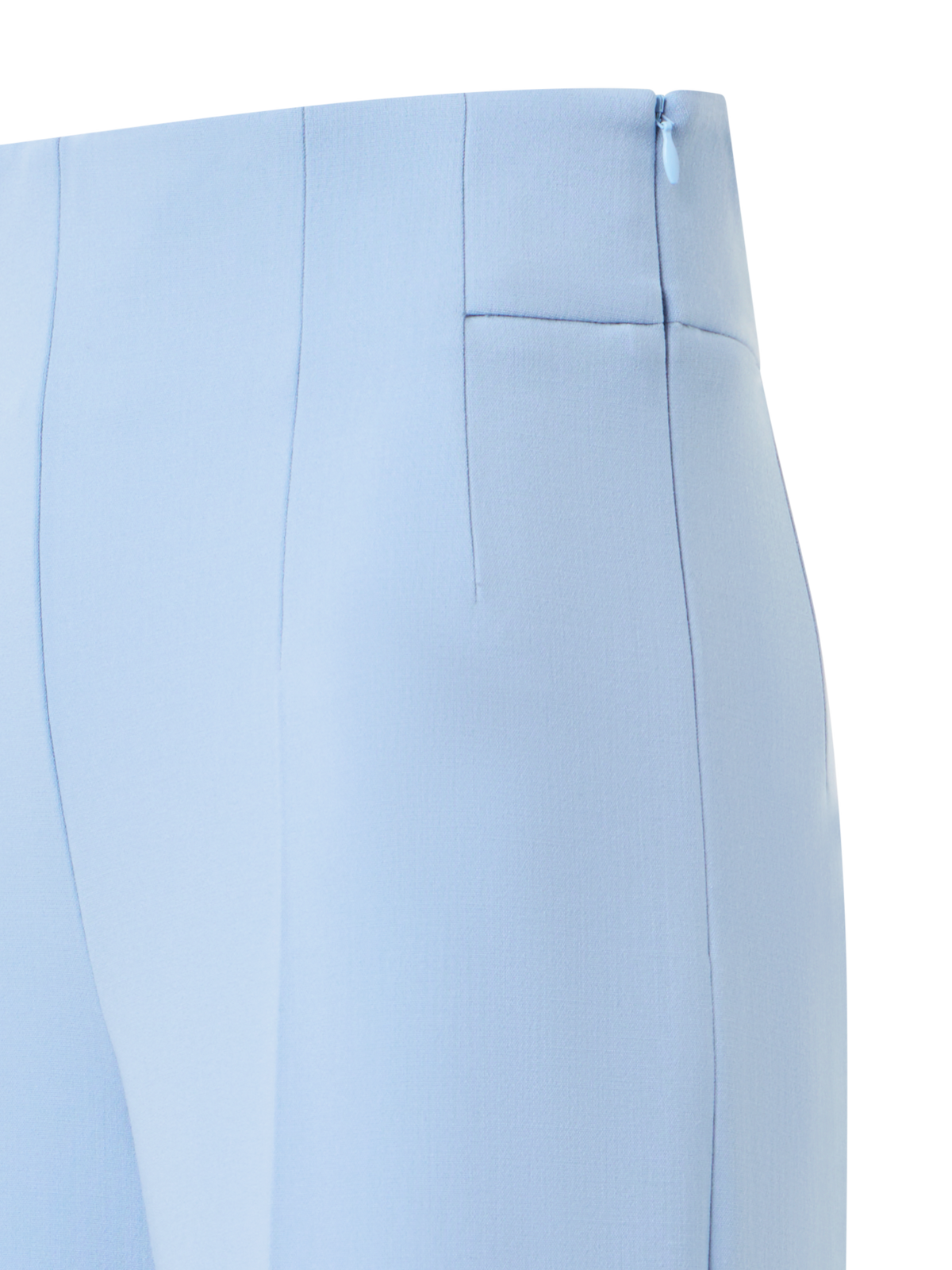 Designer Fiyuki High Waist Hose aus Woll-Doubleface