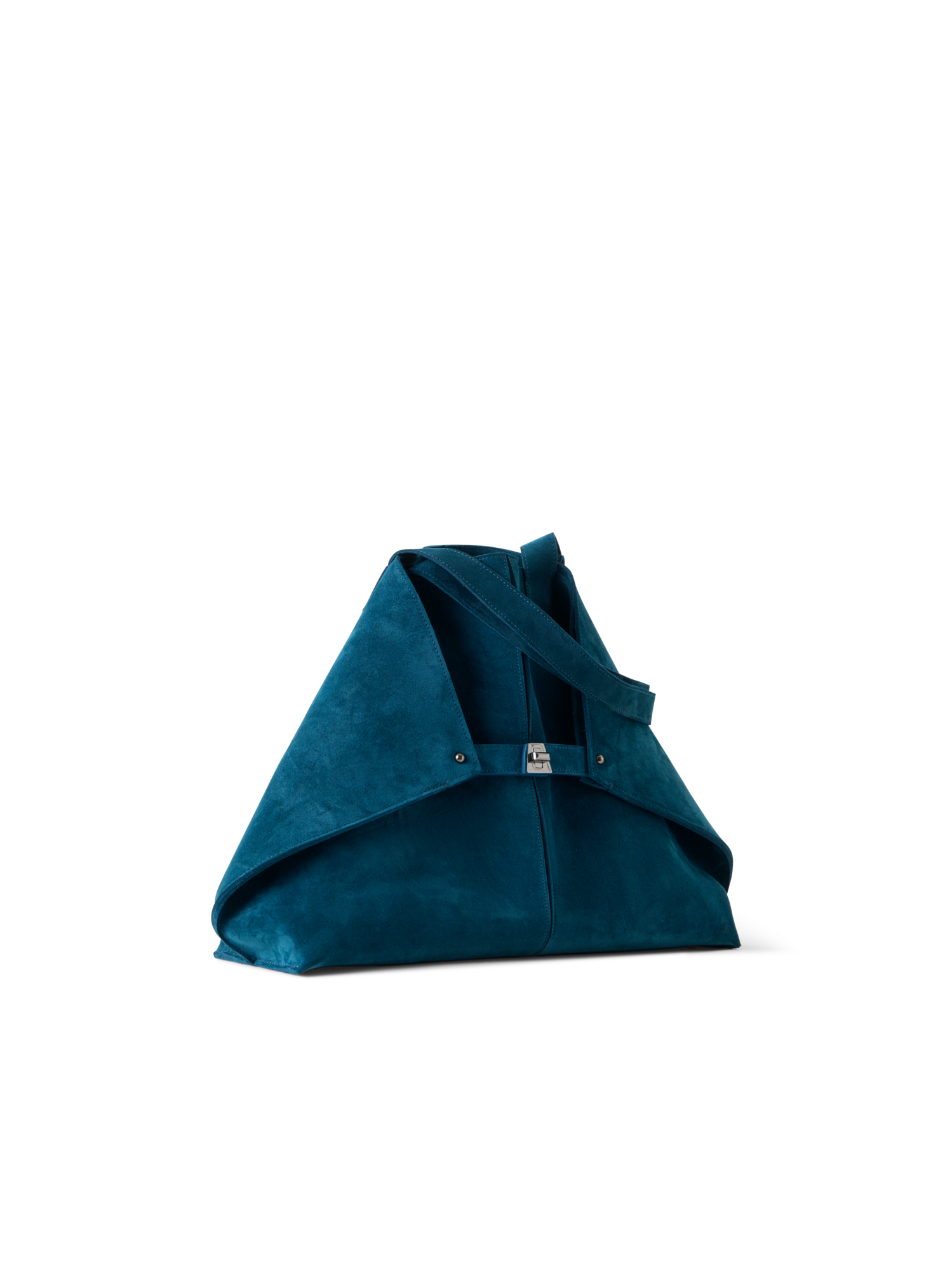 Designer Ai Medium Shoulder Tote Bag - Blau