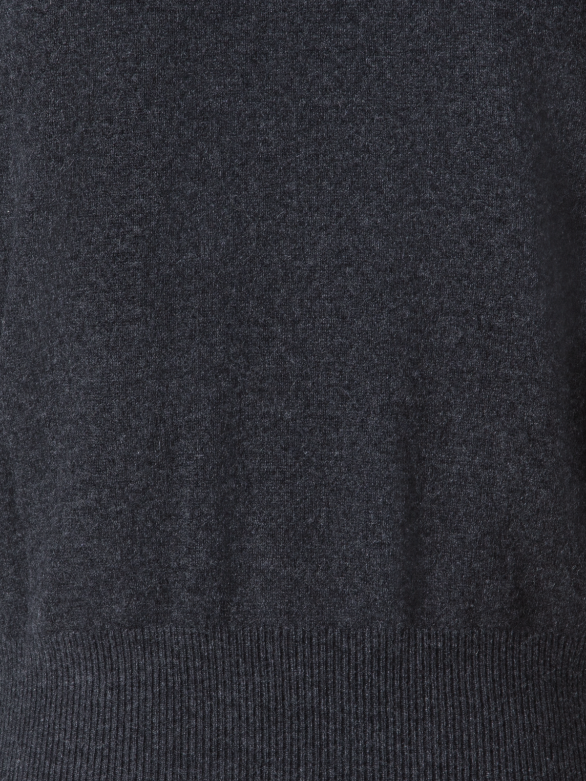 Designer Kurzärmeliger Kaschmirpullover mit Knotendetail - Grau