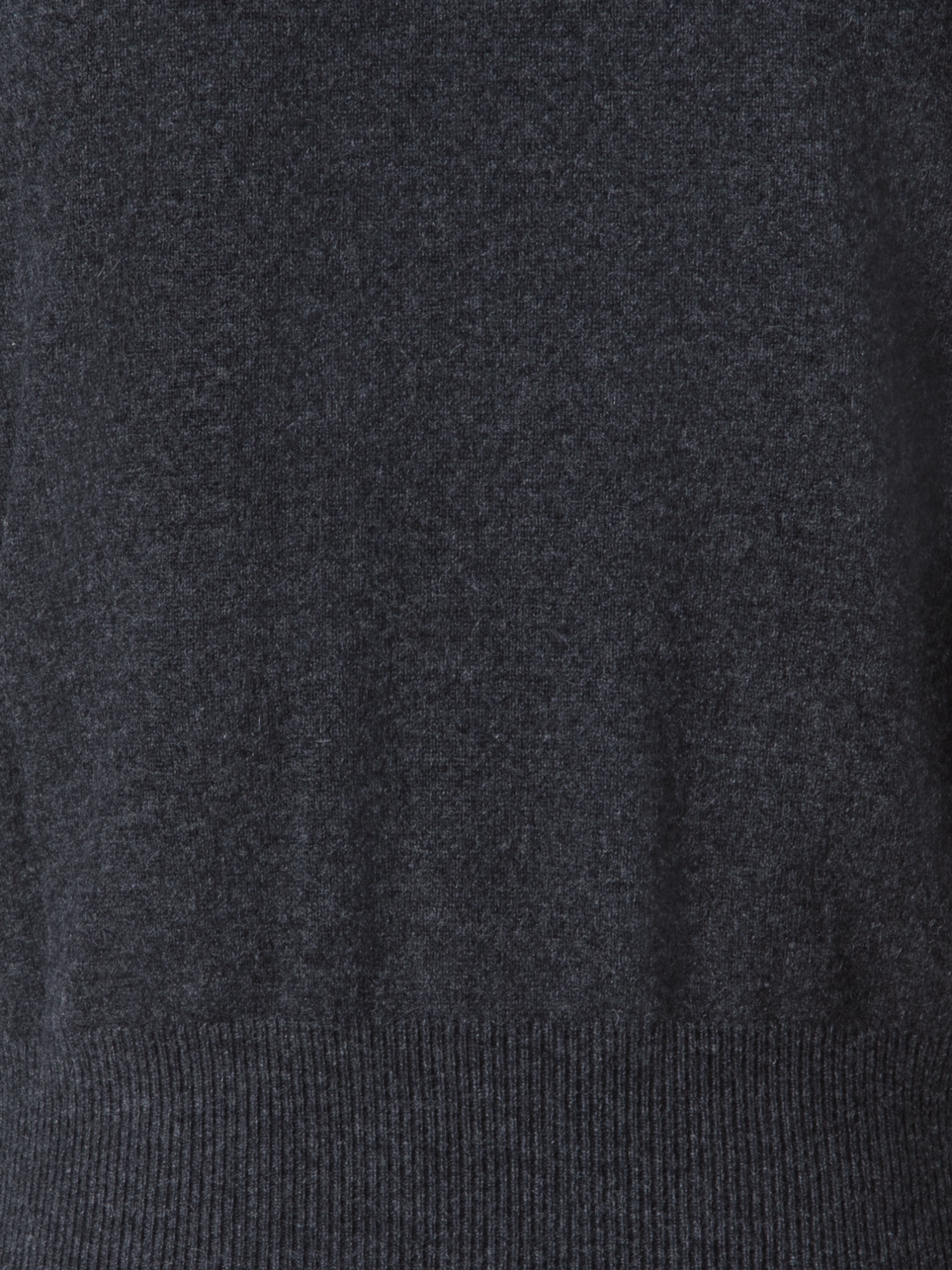 Designer Kurzärmeliger Kaschmirpullover mit Knotendetail - Grau