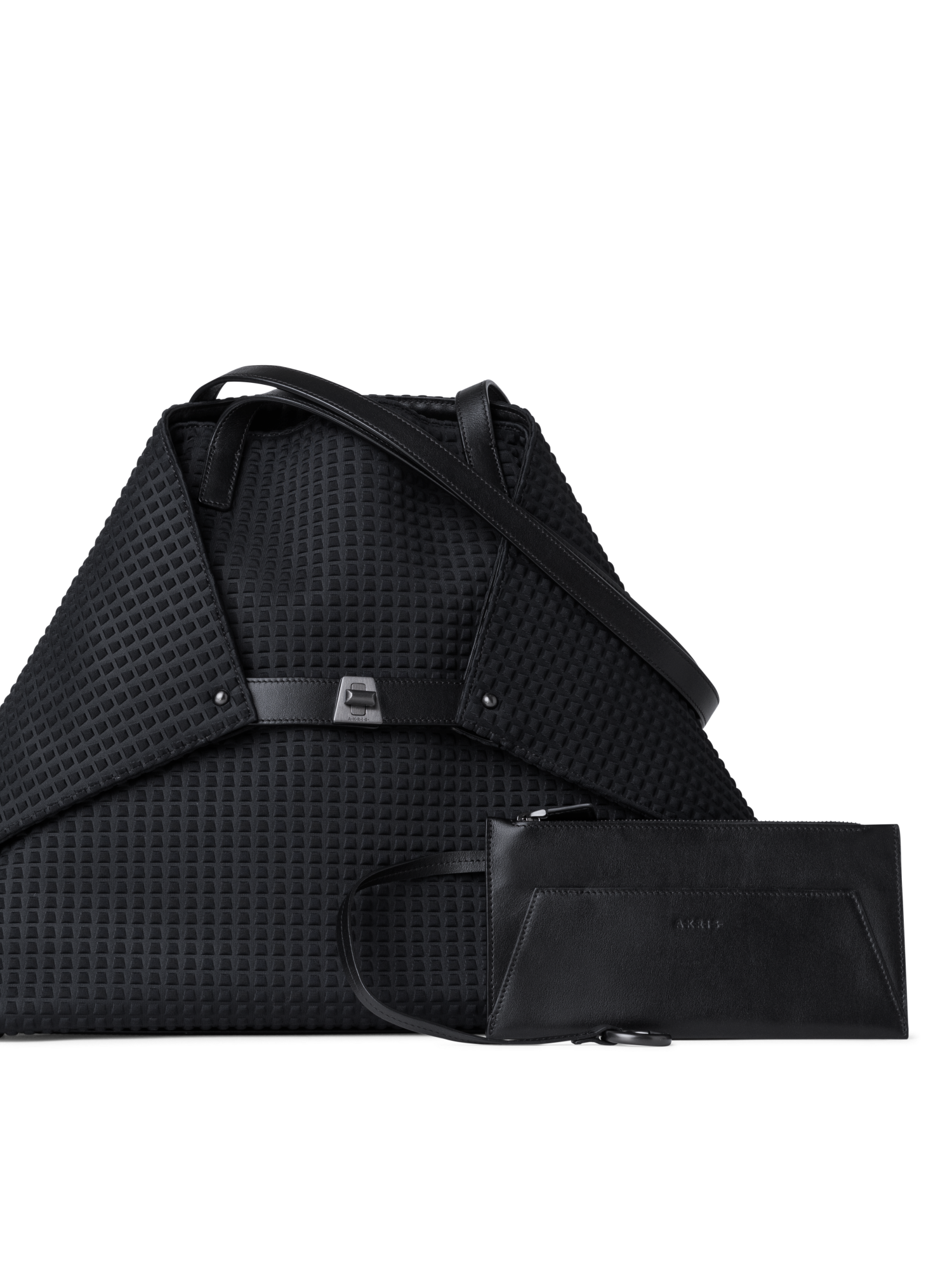 Designer Ai Medium Shoulder Tote - Schwarz