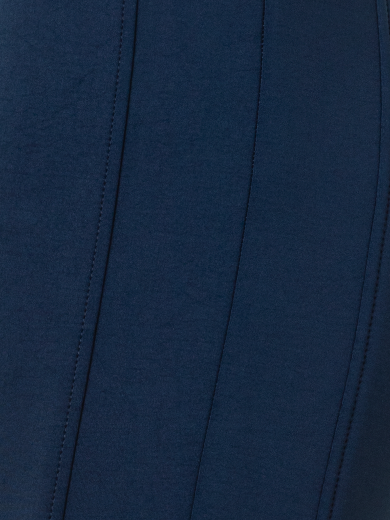 Designer Schlaghose aus Neopren - Dunkelblau - Blau