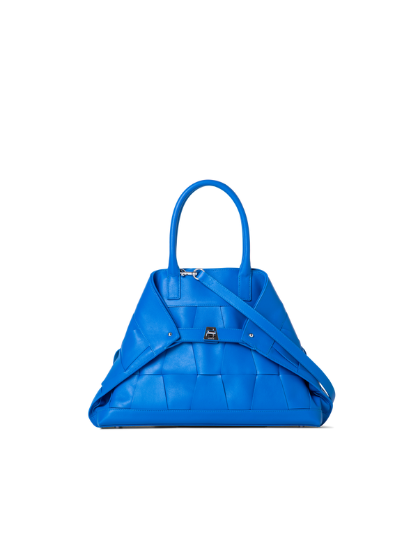 Designer Ai Small Top Handle Tote - Blau