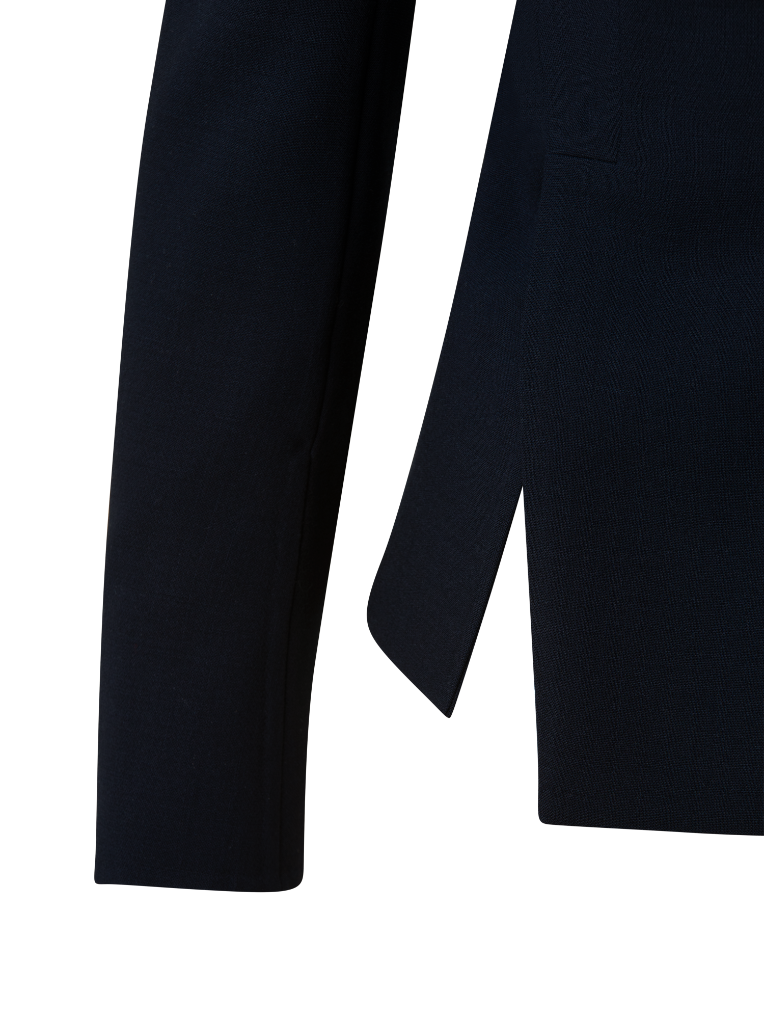 Designer Blazer aus Woll-Doubleface - Dunkelblau - Blau