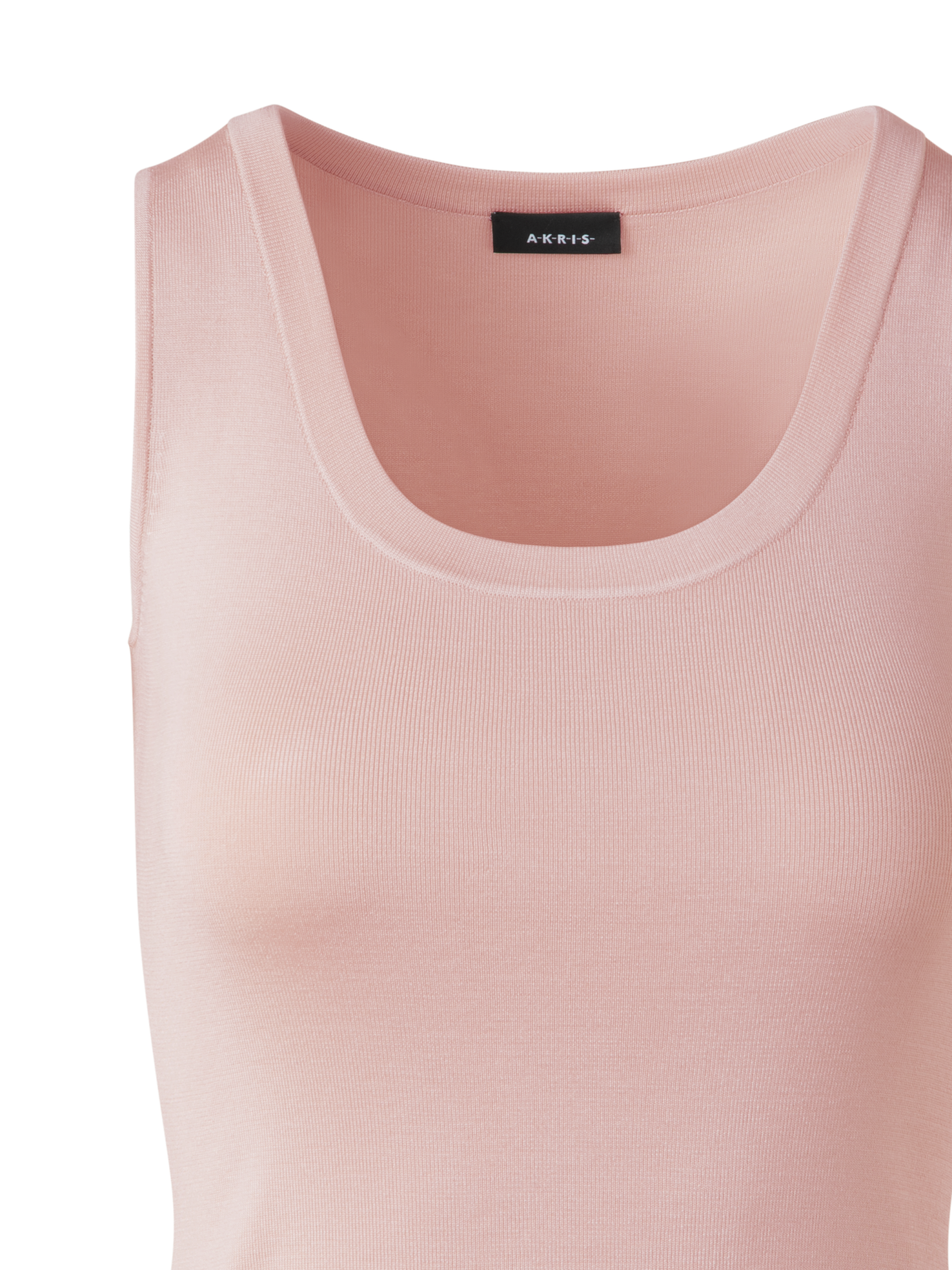 Designer Seiden-Stricktop - Orange