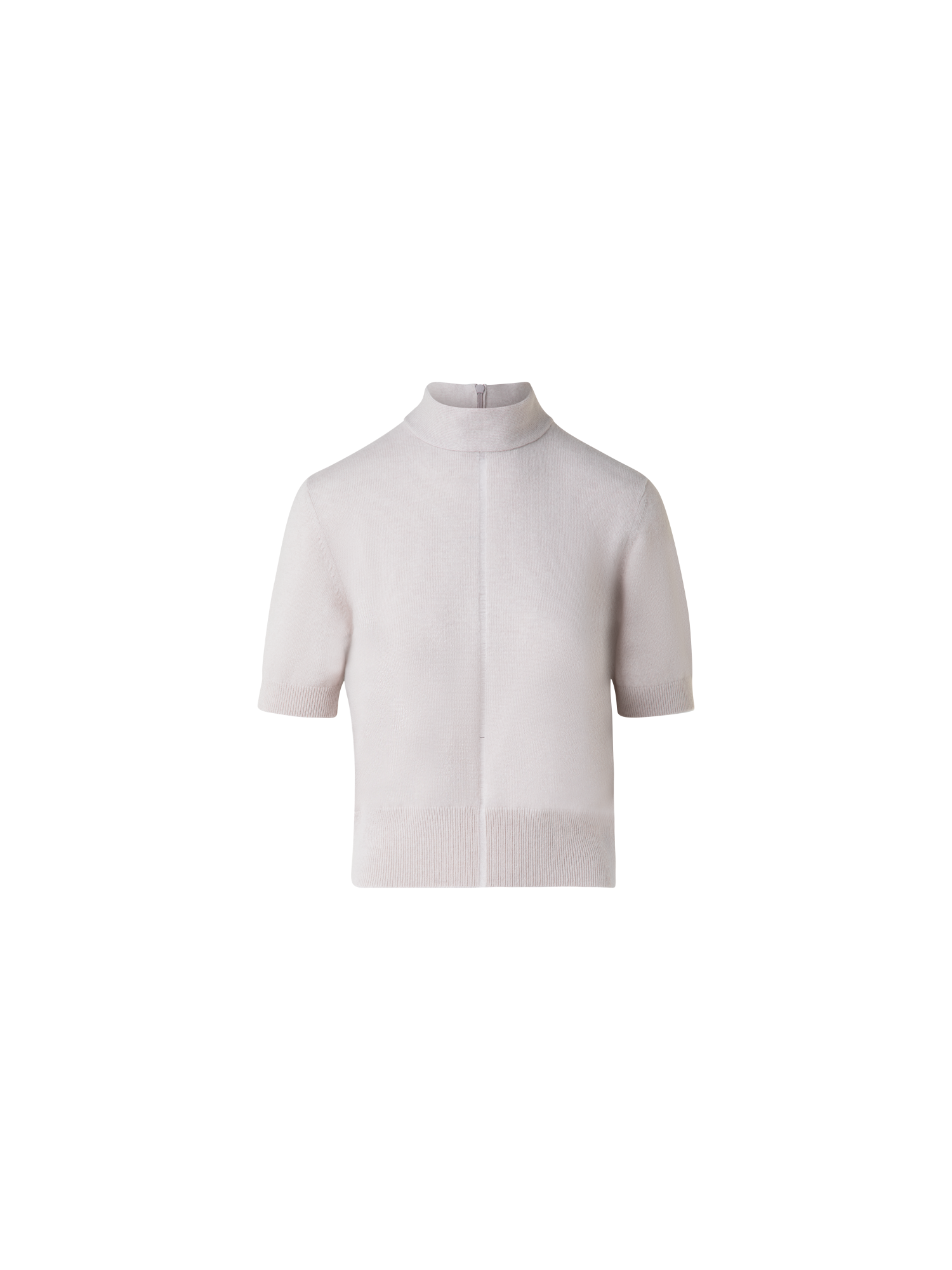 Designer Kaschmirpullover mit transparentem Streifen - Beige