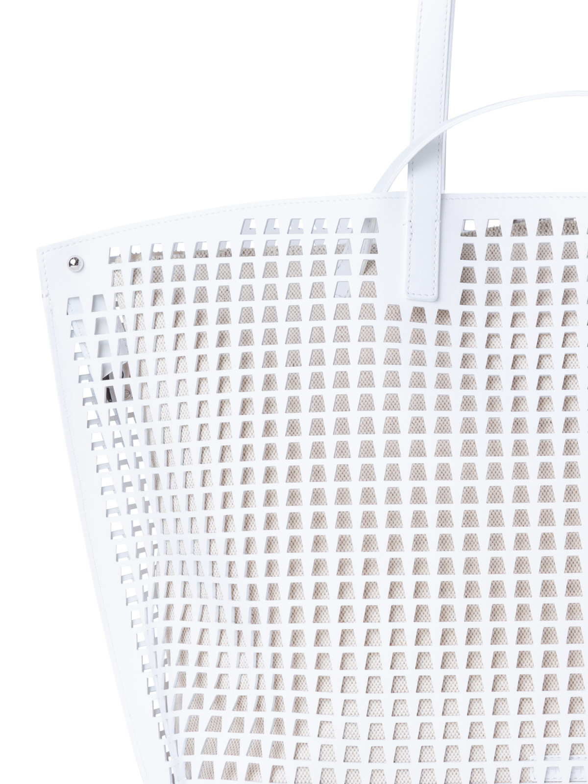 Designer Ai Medium Shoulder Tote - Weiss