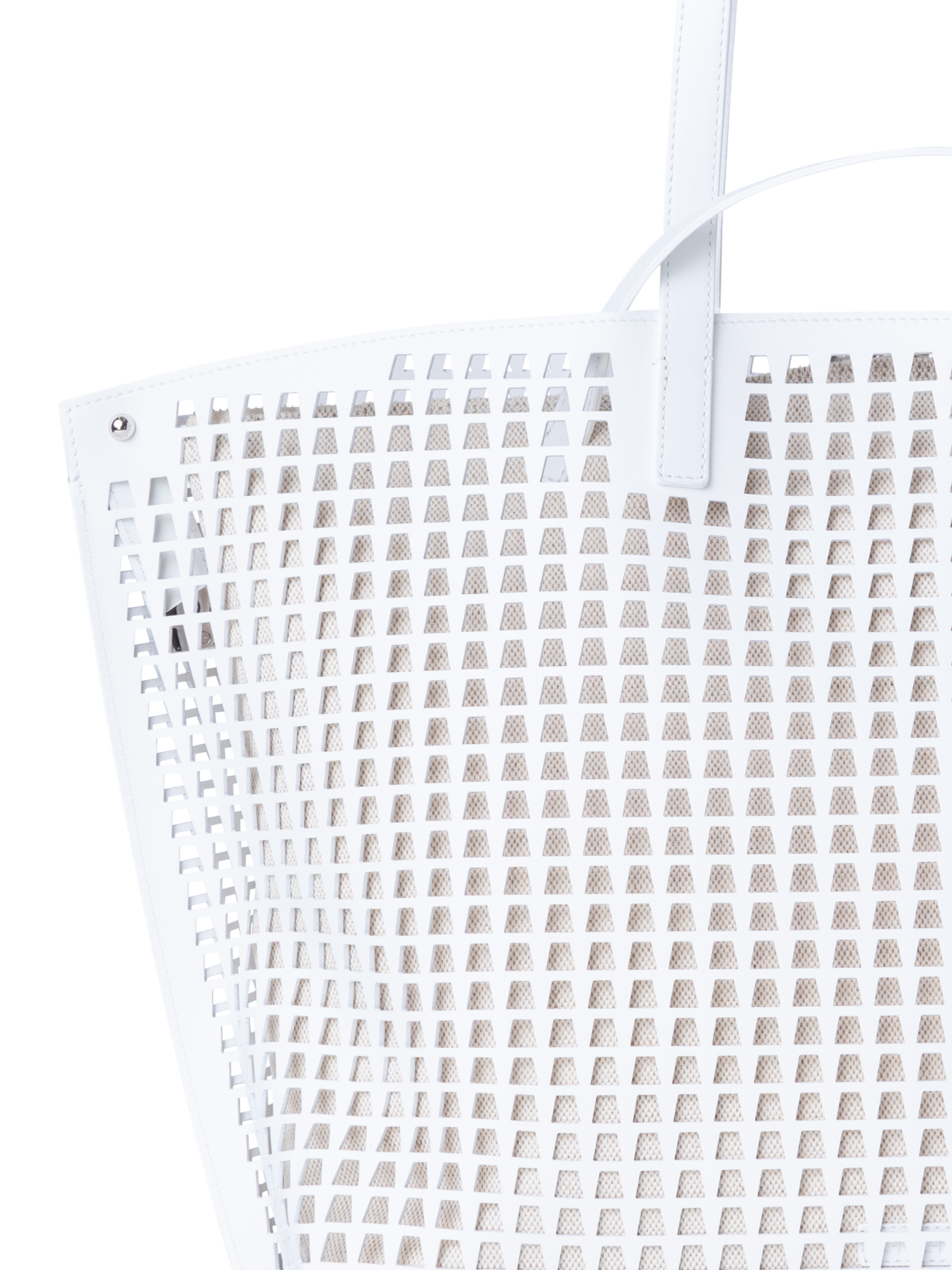 Designer Ai Medium Shoulder Tote - Weiss