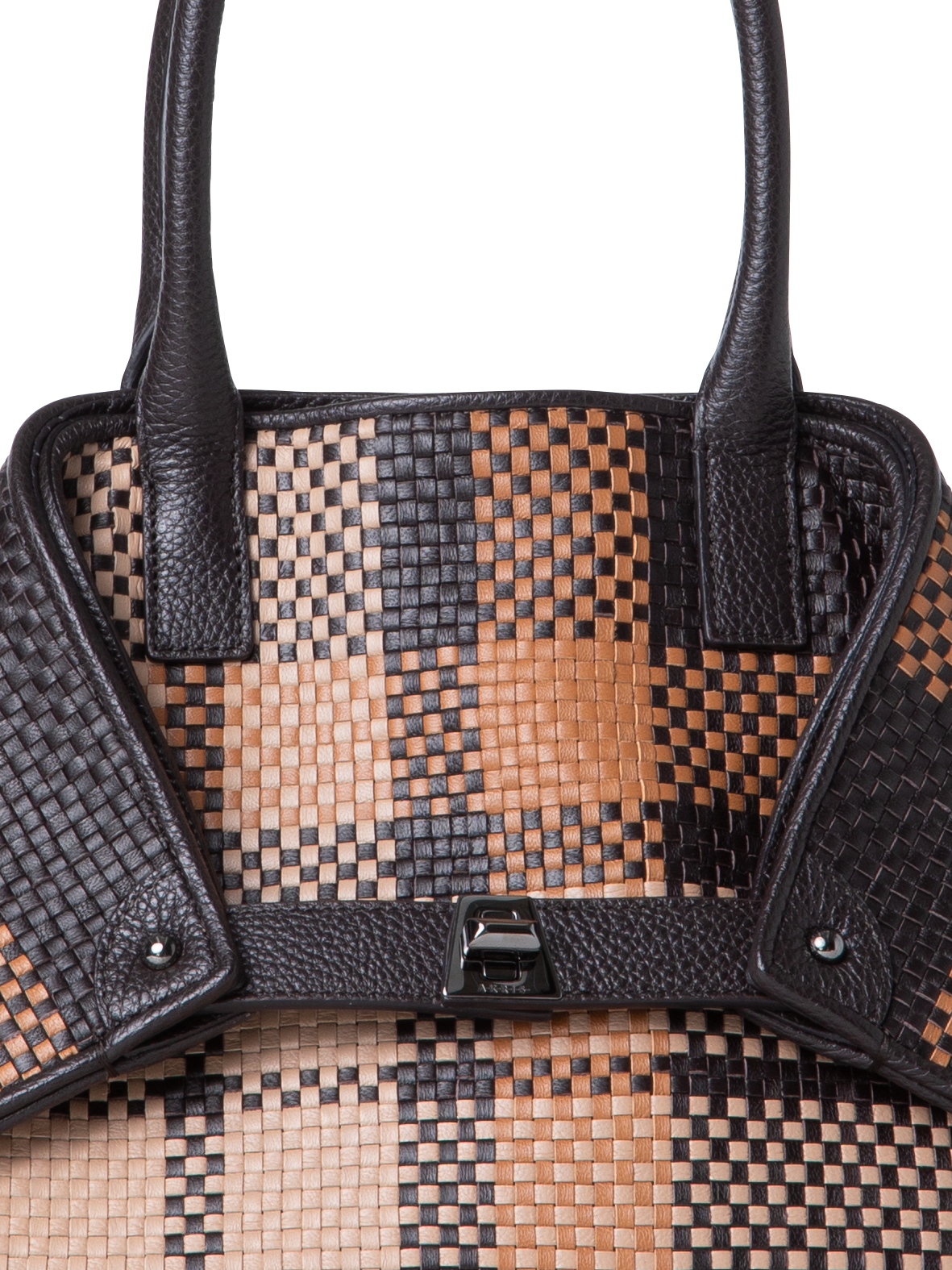 Designer Ai Small Top Handle Tote - Braun - Bunt