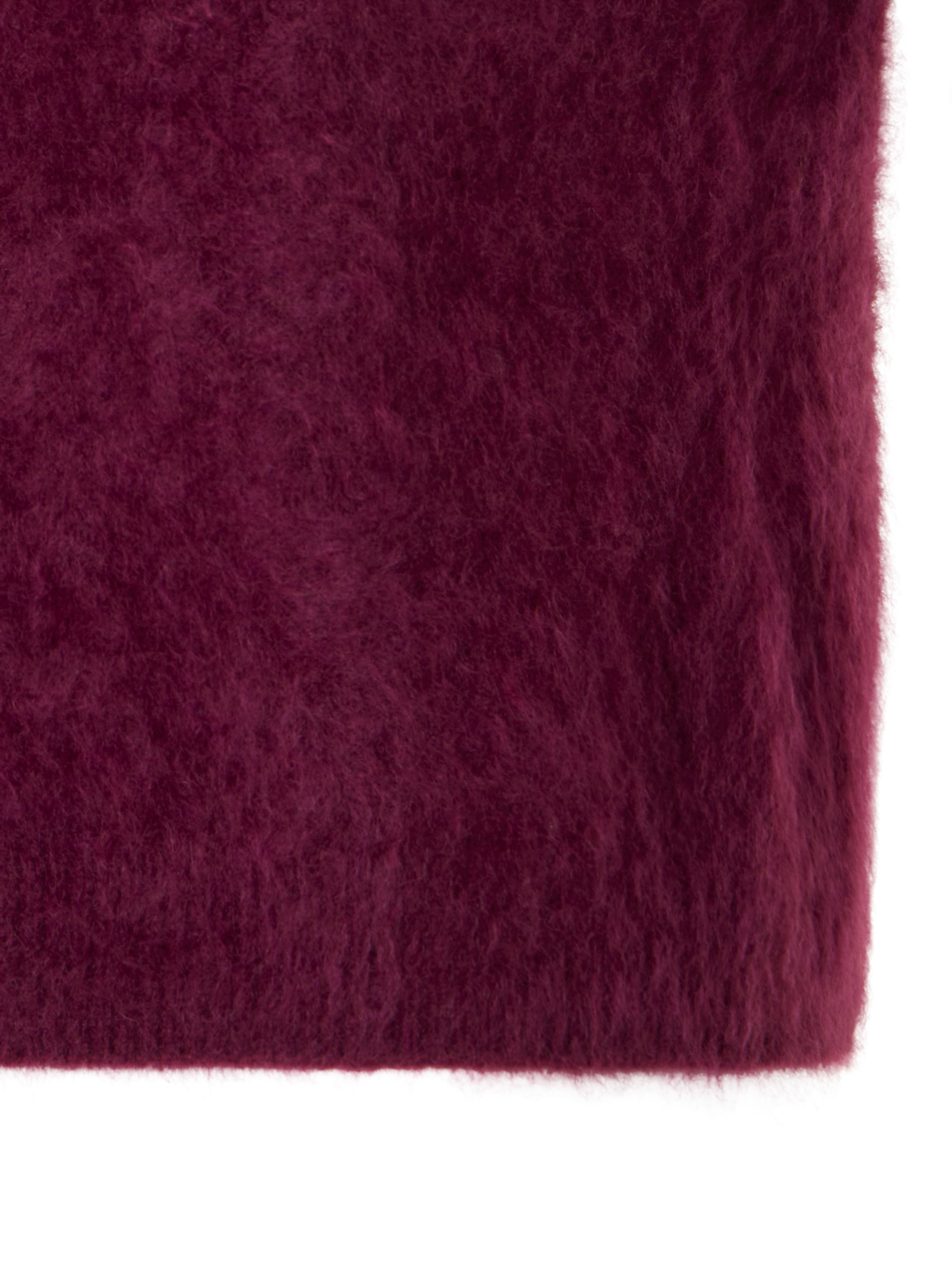 Designer Cloud Cashmere Top mit Stehkragen - Rot