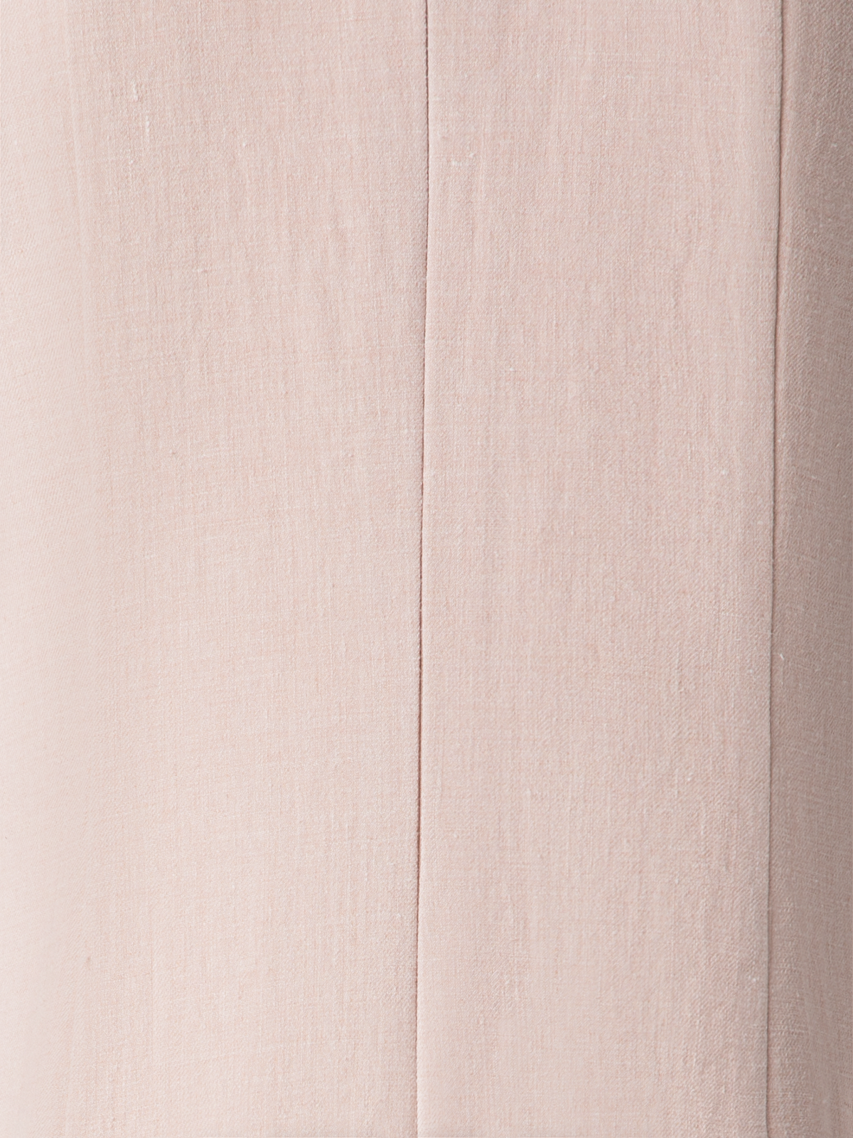 Designer Plissiertes Midikleid aus Leinen-Wollmischung - Beige