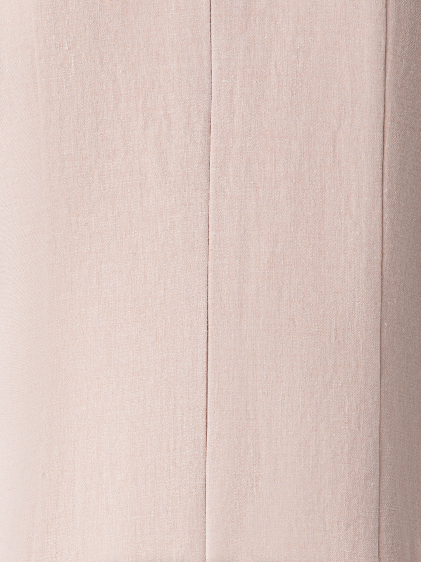 Designer Plissiertes Midikleid aus Leinen-Wollmischung - Beige