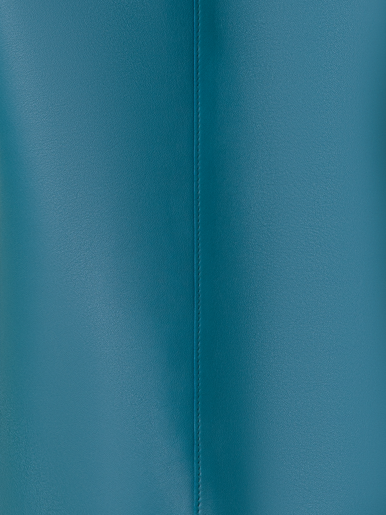 Designer Lederbluse mit kurzen Kimono-Ärmeln - Grün