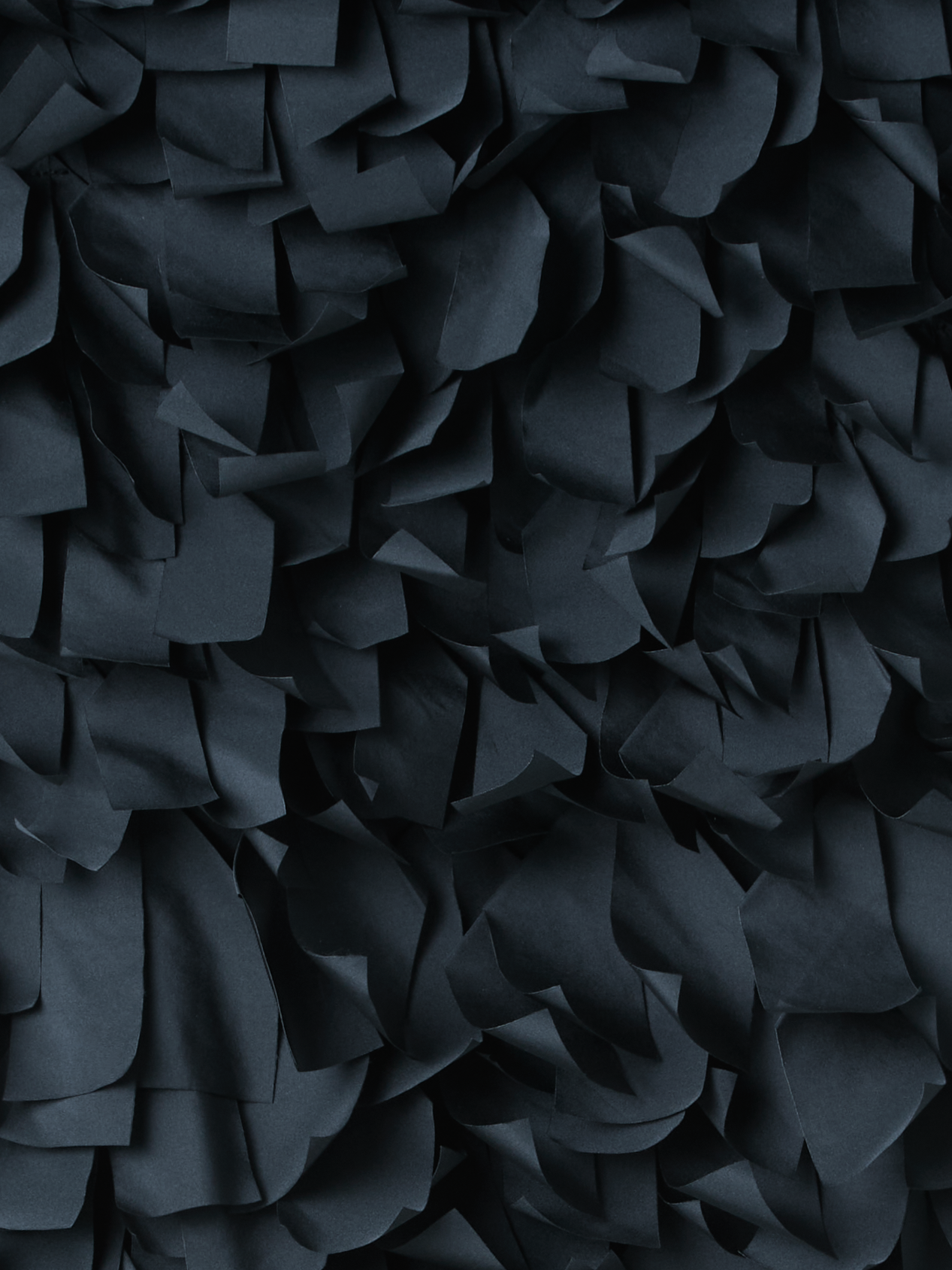 Designer Boxy Techno-Top mit Taftbändern - Schwarz