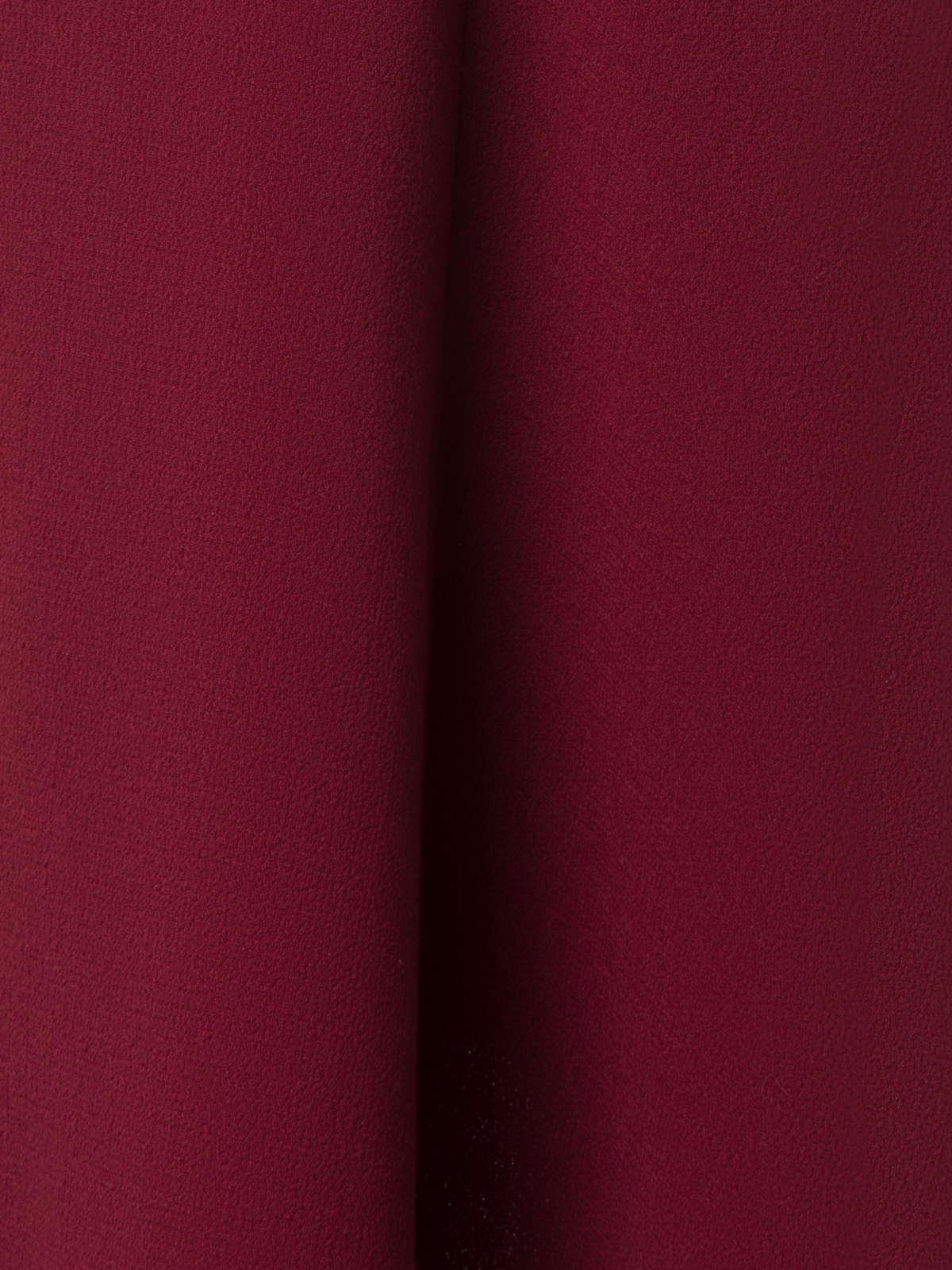 Designer Asymmetrisches Kleid aus Woll-Doubleface - Rot