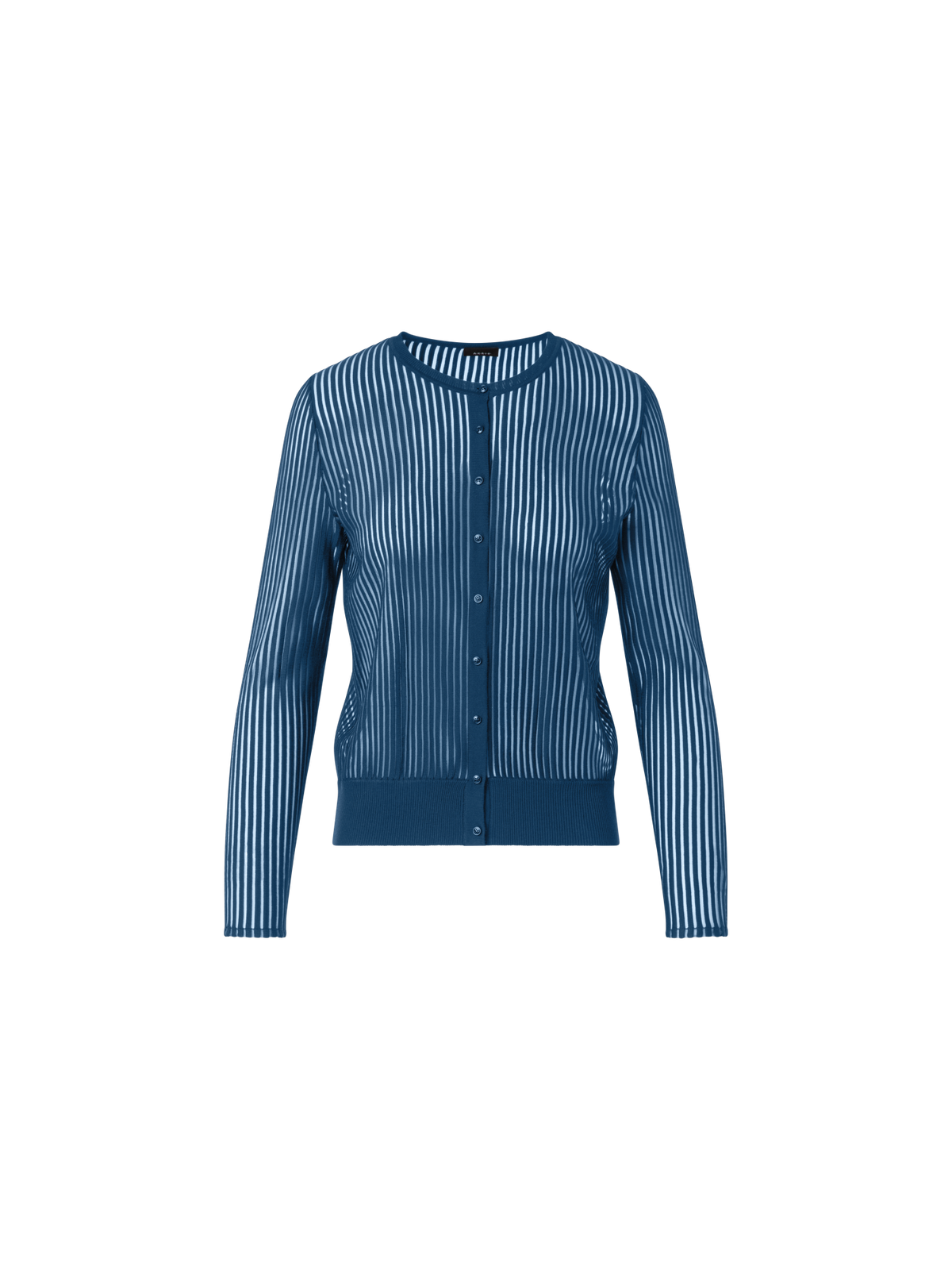 Designer Strick-Cardigan aus Seidenmischung - Blau