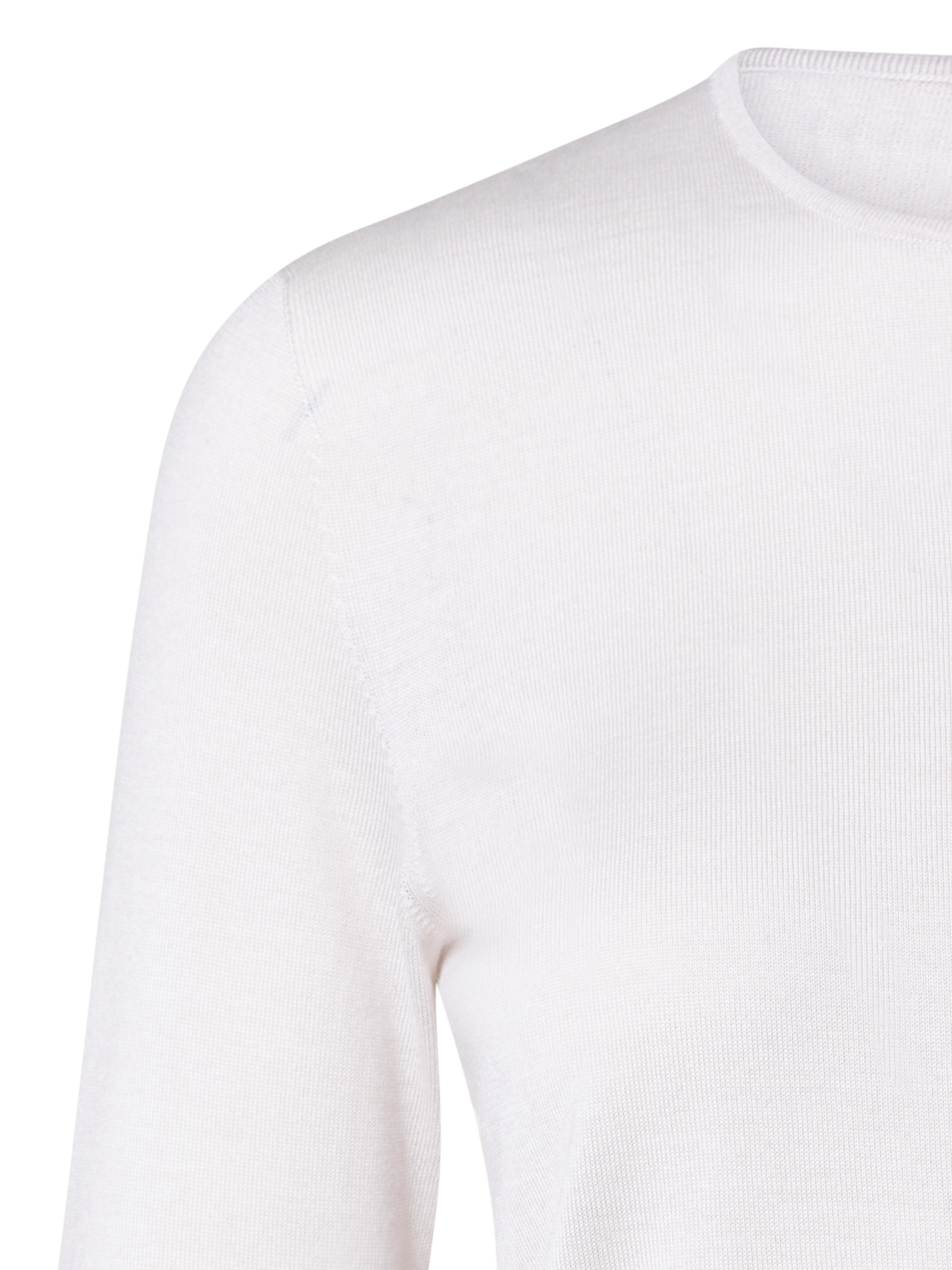 Designer Nahtloser Strickpullover aus Kaschmir und Seide