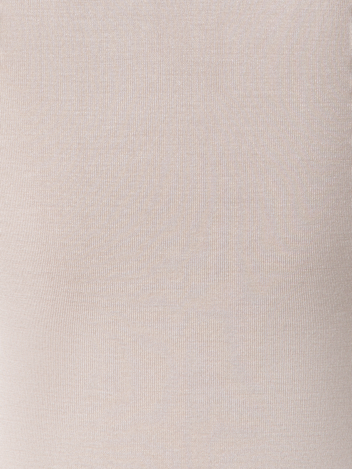 Designer Seiden-Stricktop - Beige