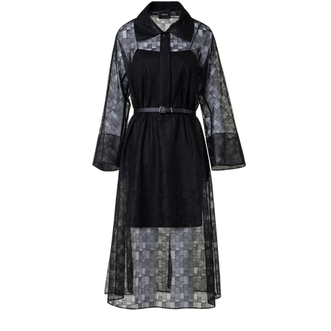 Blusenkleid mit Lizzy-Grid-Stickerei